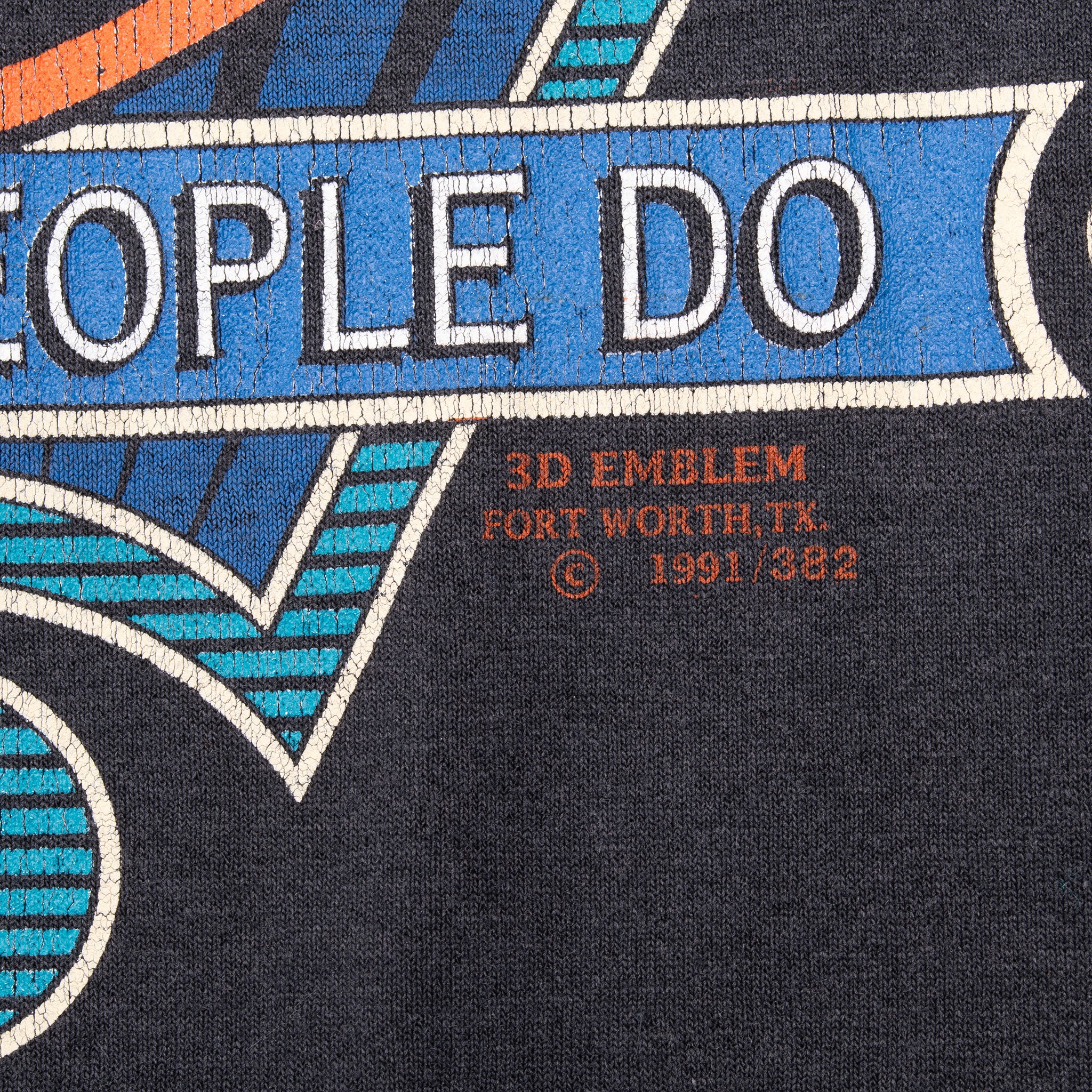 Vintage 3D Emblem Harley Davidson Tee Shirt 1991 Size Large Made In Usa With Single Stitch Sleeves