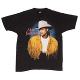 Vintage Alan Jackson A lot About Livin And A Little Bout Love Tee Shirt 1993 Medium Made In USA With Single Stitch Sleeves