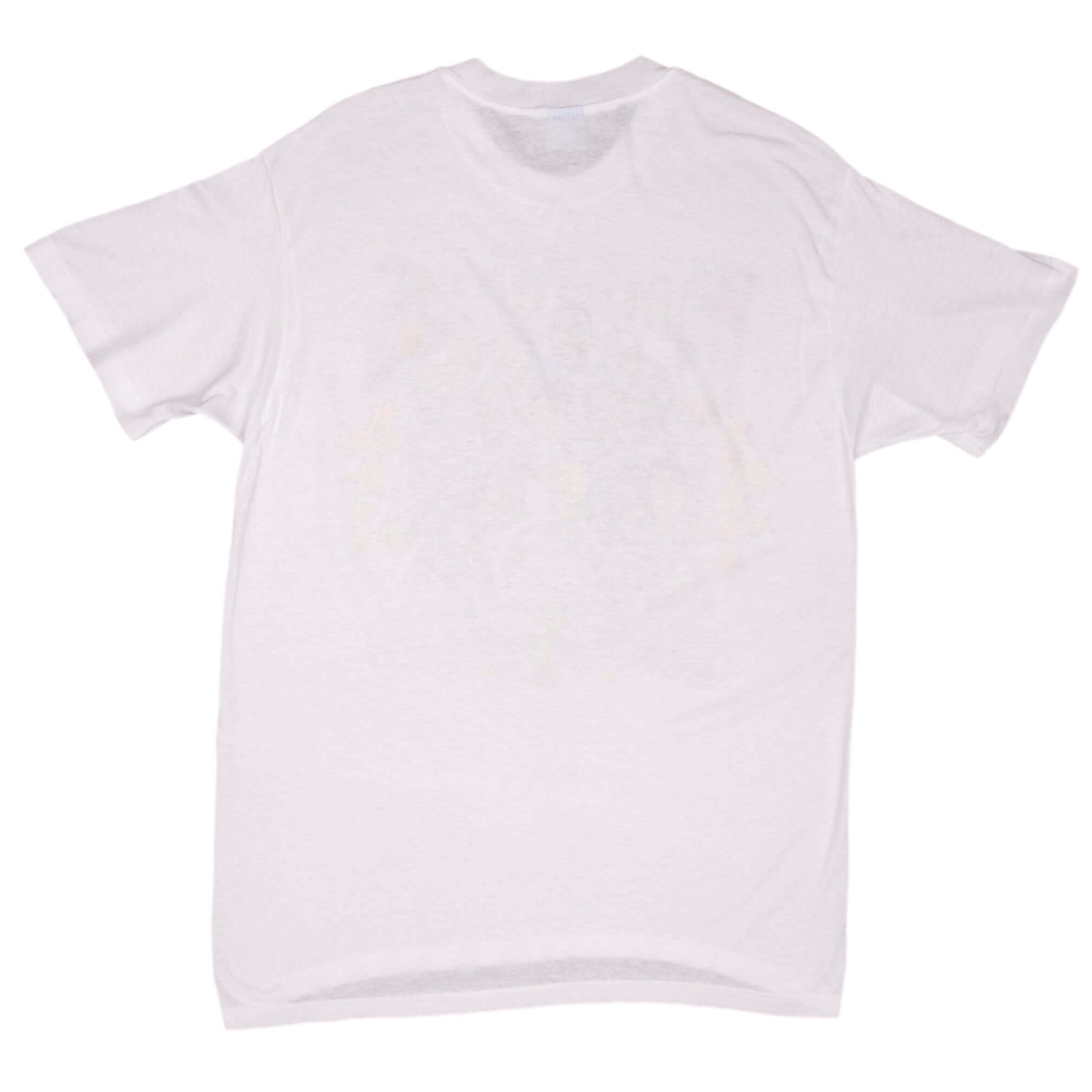 Vintage NBA Detroit Pistons World Champions 1989 Tee Shirt Size Medium Made In USA With Single Stitch Sleeves