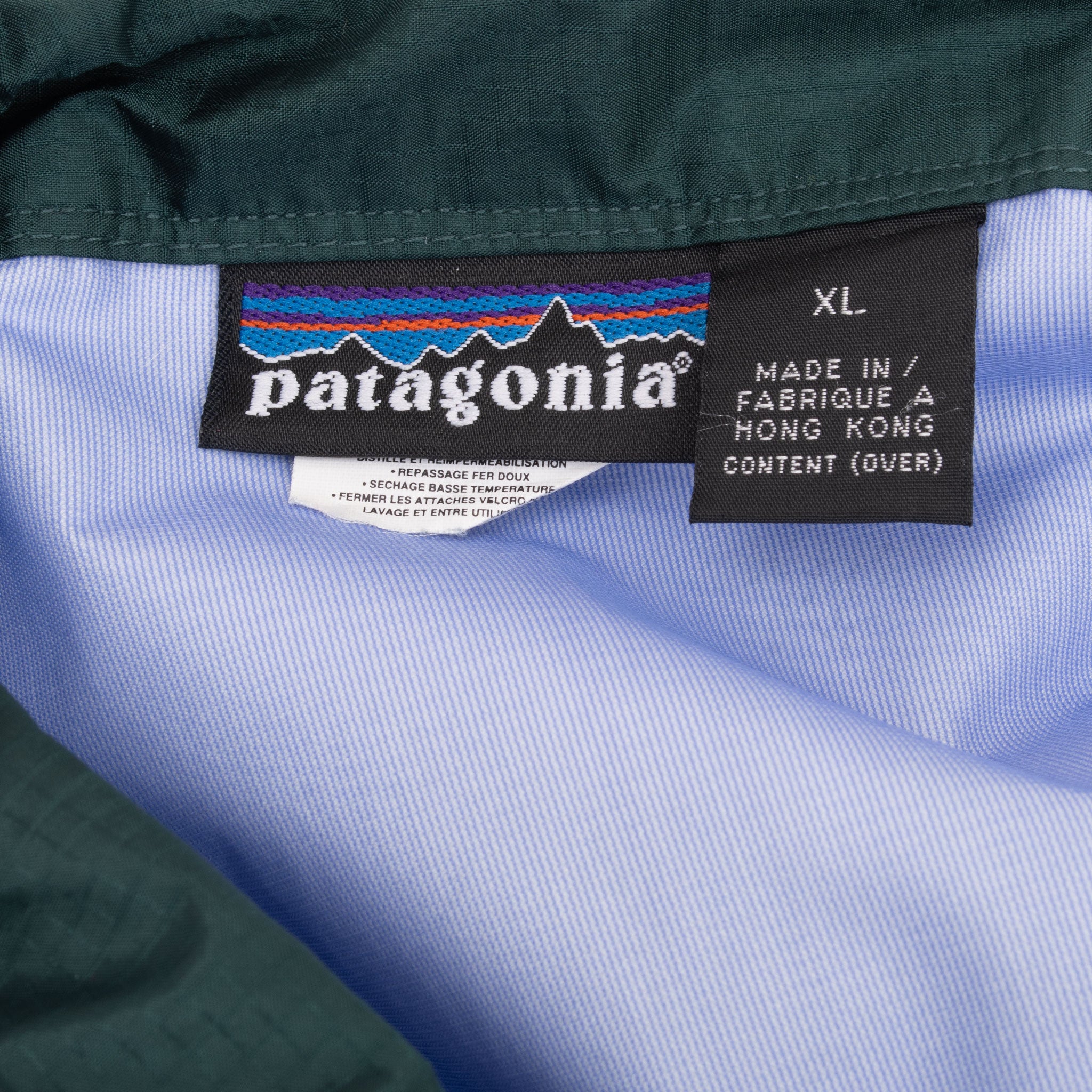 Vintage Patagonia Green Nylon Shell Pants 1990S Size XL