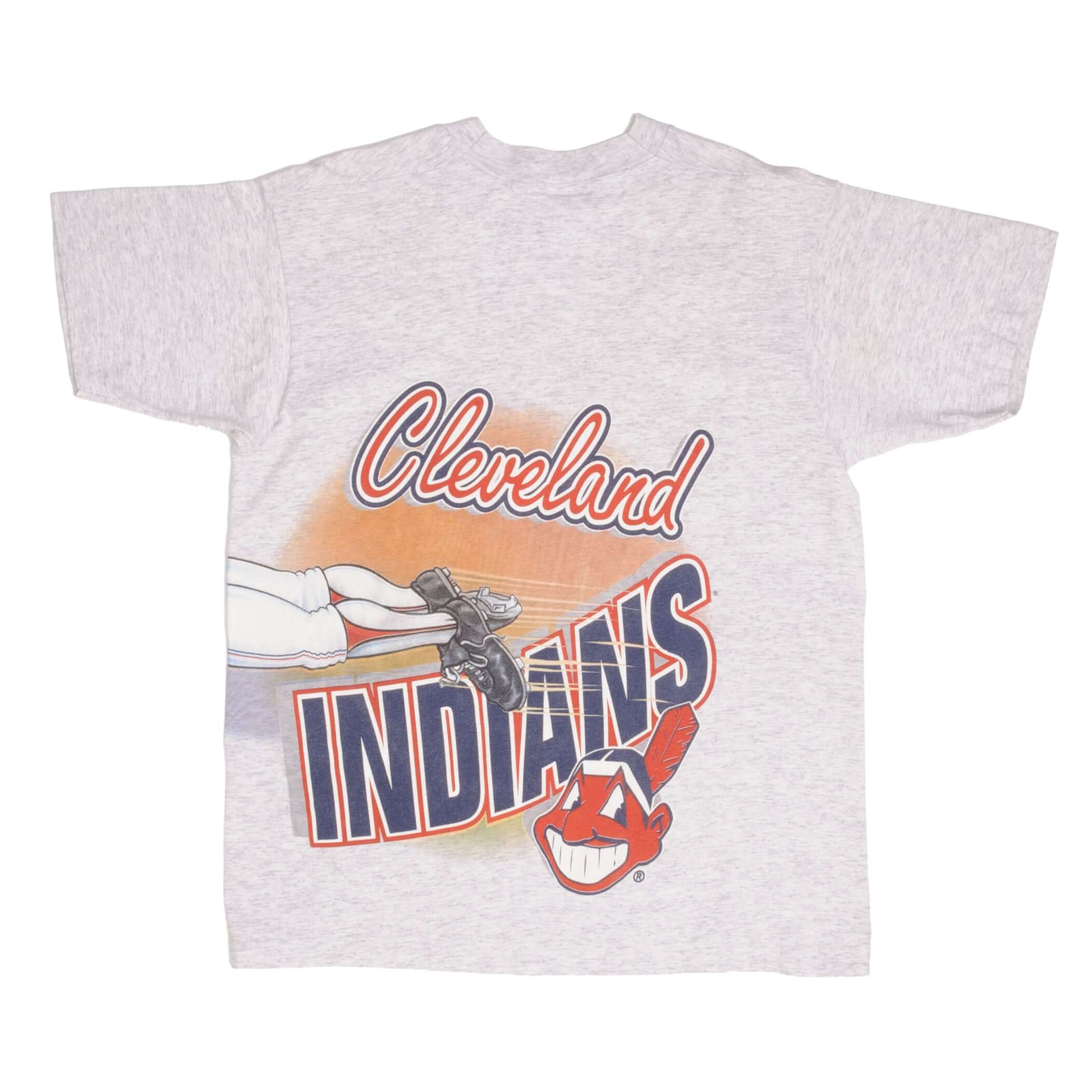 Vintage MLB Cleveland Indians 1994 Tee Shirt Size Large Made In USA