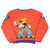 Vintage Disney All Over Print Mickey Cowboy Reversible Sweatshirt Size Large