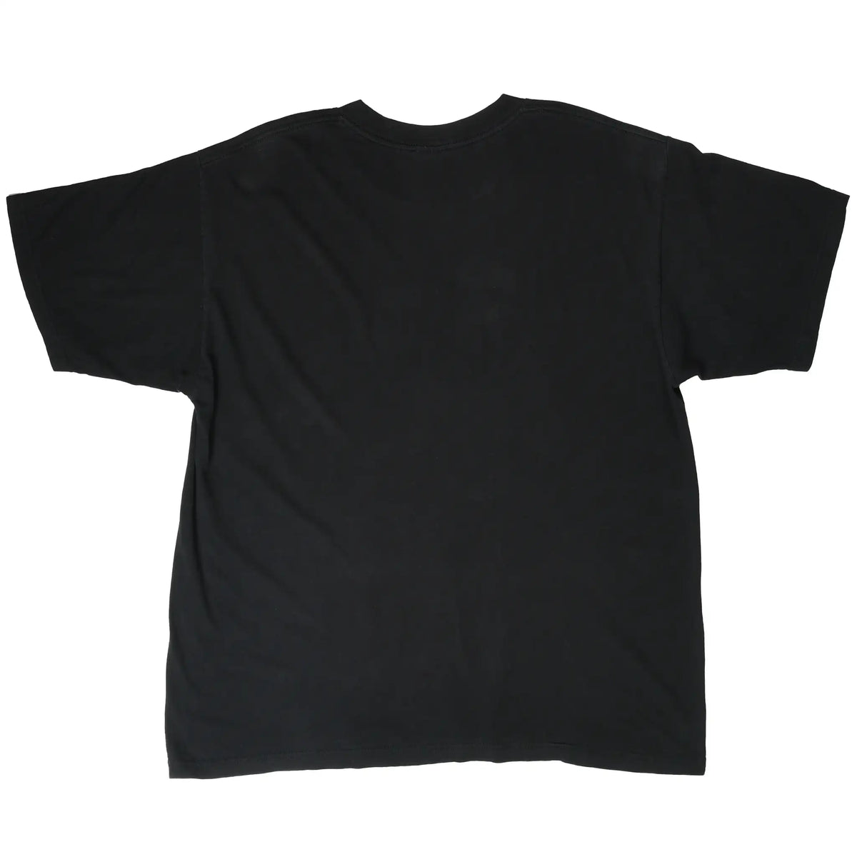 Back of black Bruce Lee T-shirt with a plain design