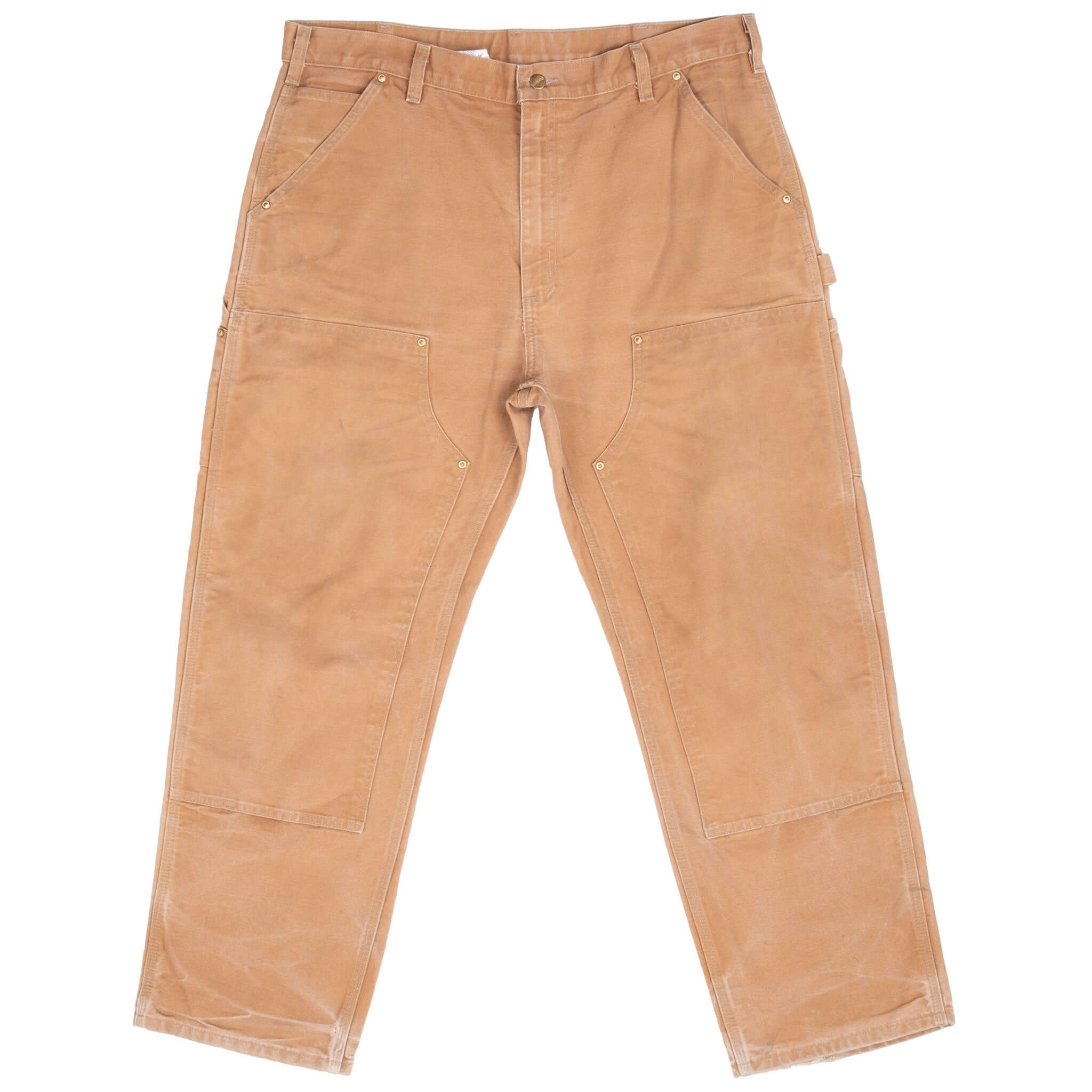 Vintage Carhartt Double Knee Sandstone Pants B01BRN Size 38X30