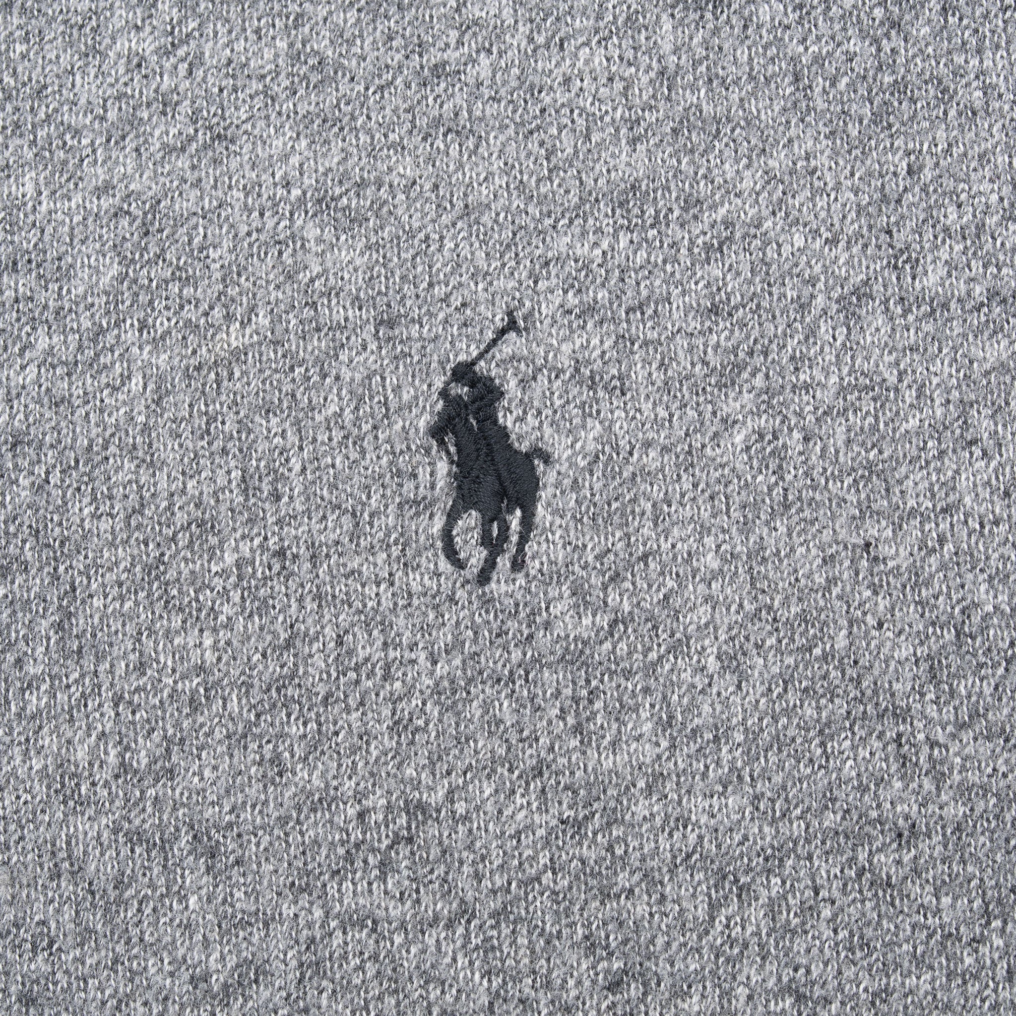 Vintage Polo Ralph Lauren Grey Quarter 1/4 Zip Sweater 1990S Size 2XL