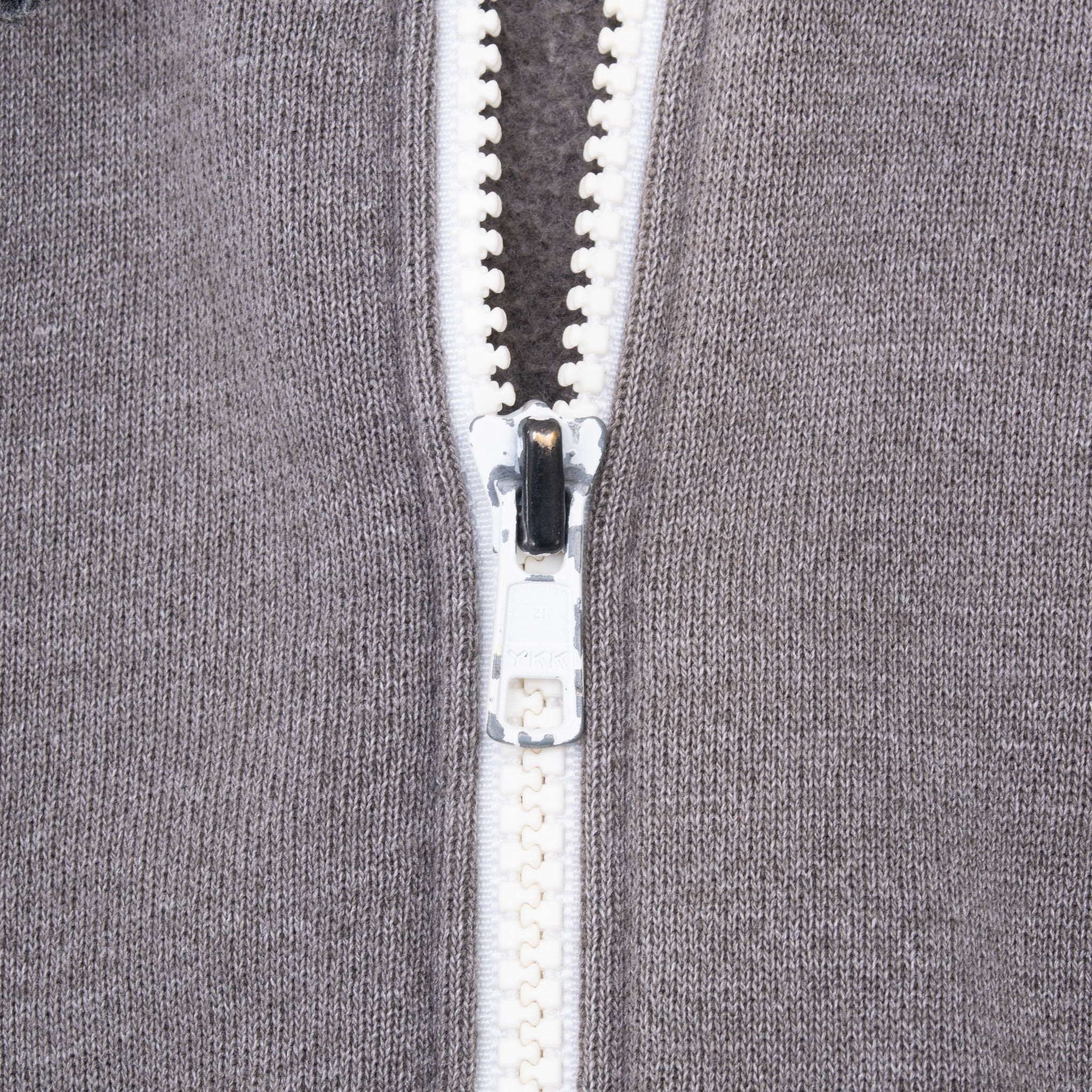 Vintage Nike Grey Full Zip Hoodie Sweatshirt 1990S Size Large