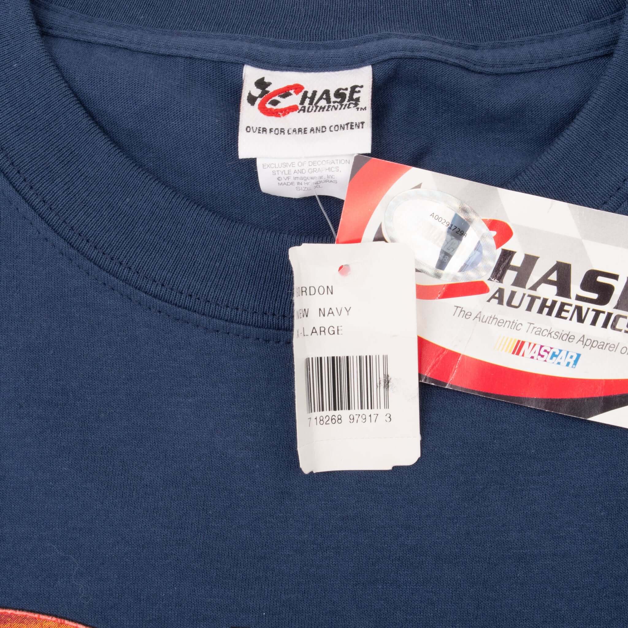 Vintage Nascar Jeff Gordon Dupont 2005 Deadstock With Tags Tee Shirt Size XL