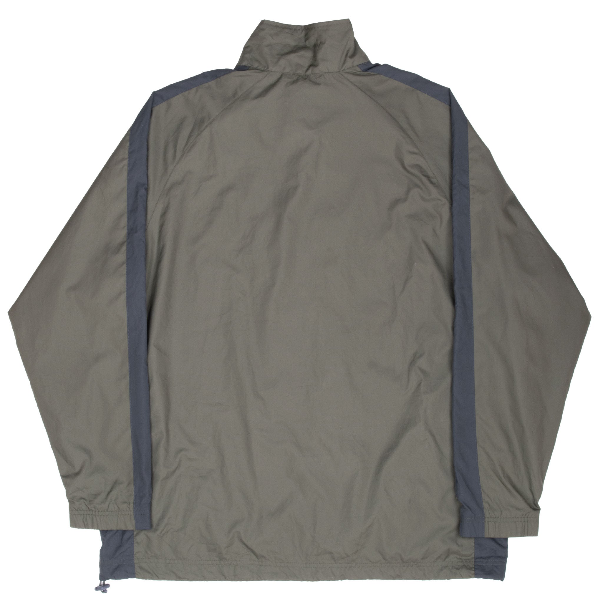 Vintage Nike Classic Swoosh Green Khaki Windbreaker Jacket 1990S Size XL