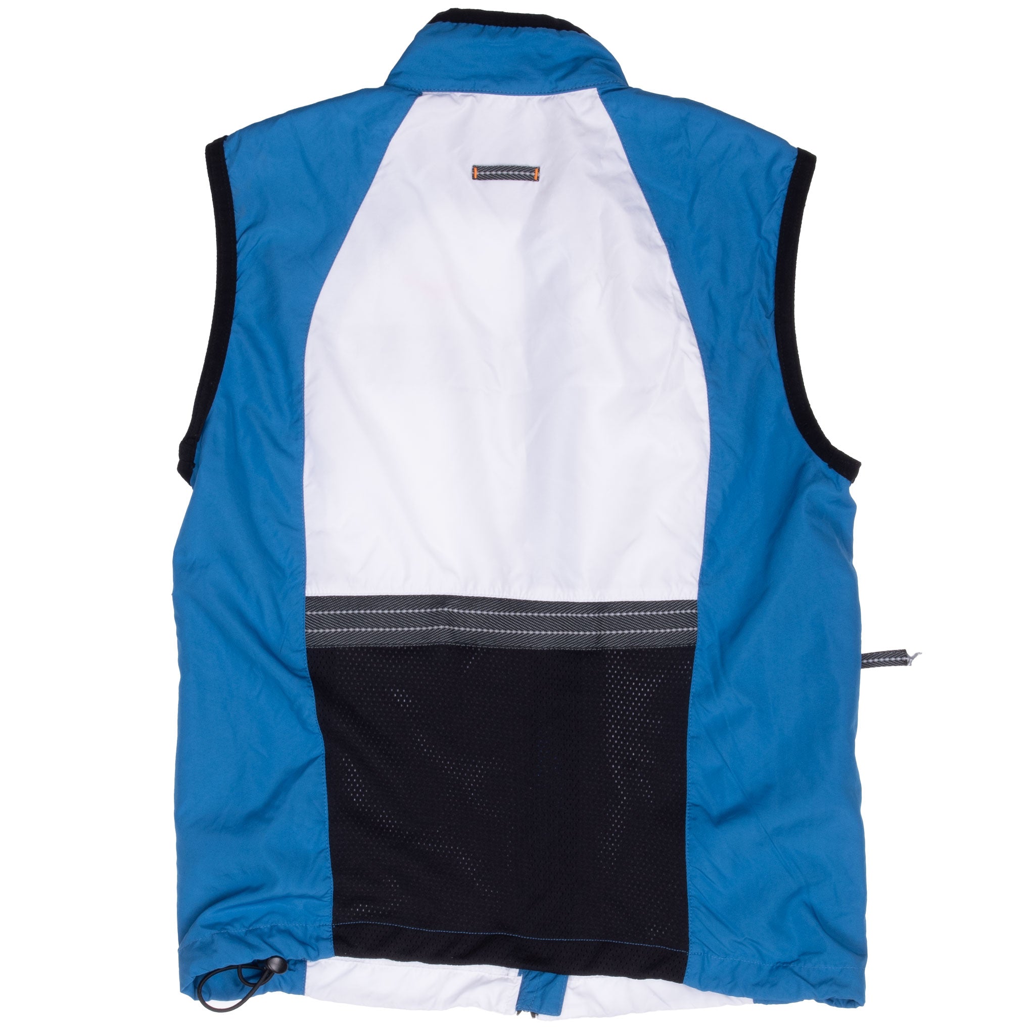 Vintage Nike Blue Swoosh Running Vest Jacket 1990S Size Small Women