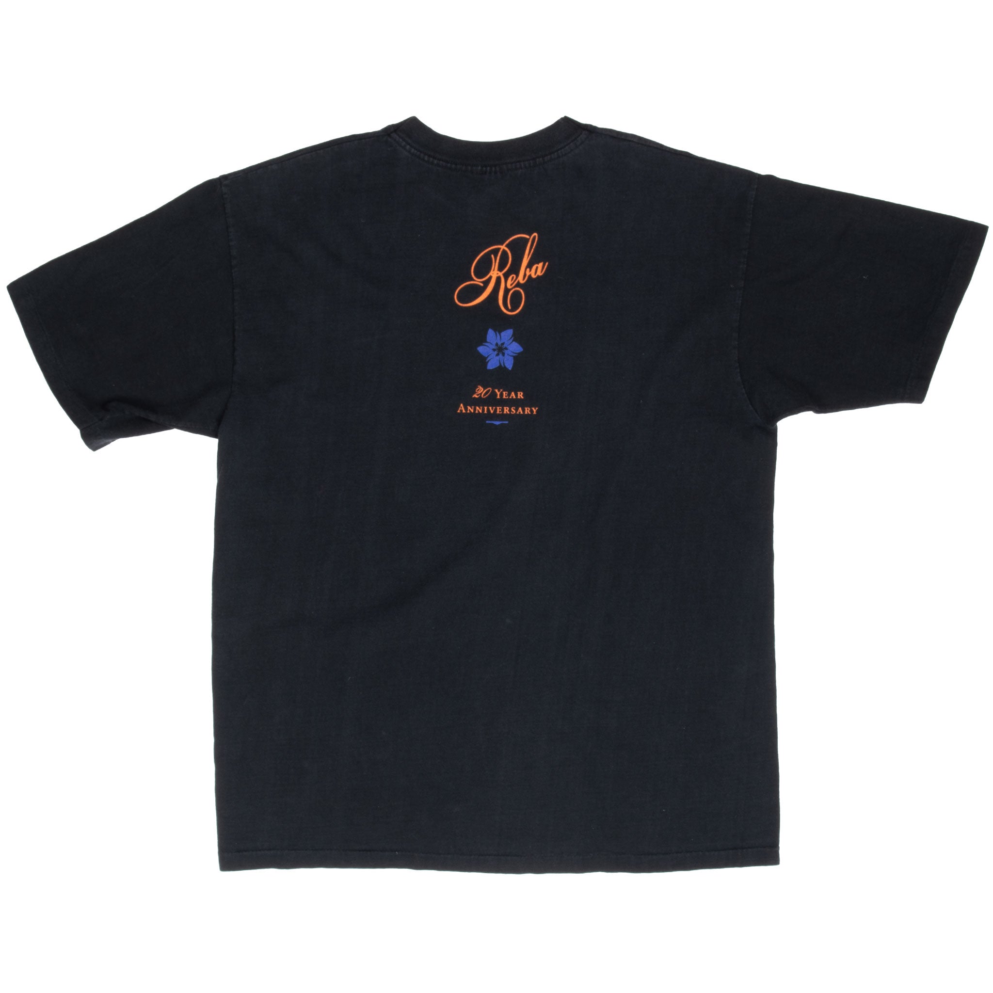 Vintage Reba Mcentire 20 Year Anniversary Tee Shirt 1996 Size Large With Single Stitch Sleeves