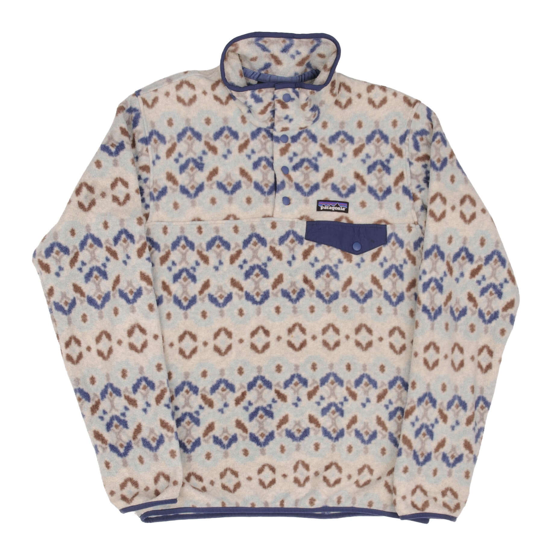 Vintage Patagonia Synchilla Snap T Monogram Fleece Pullover Size Small