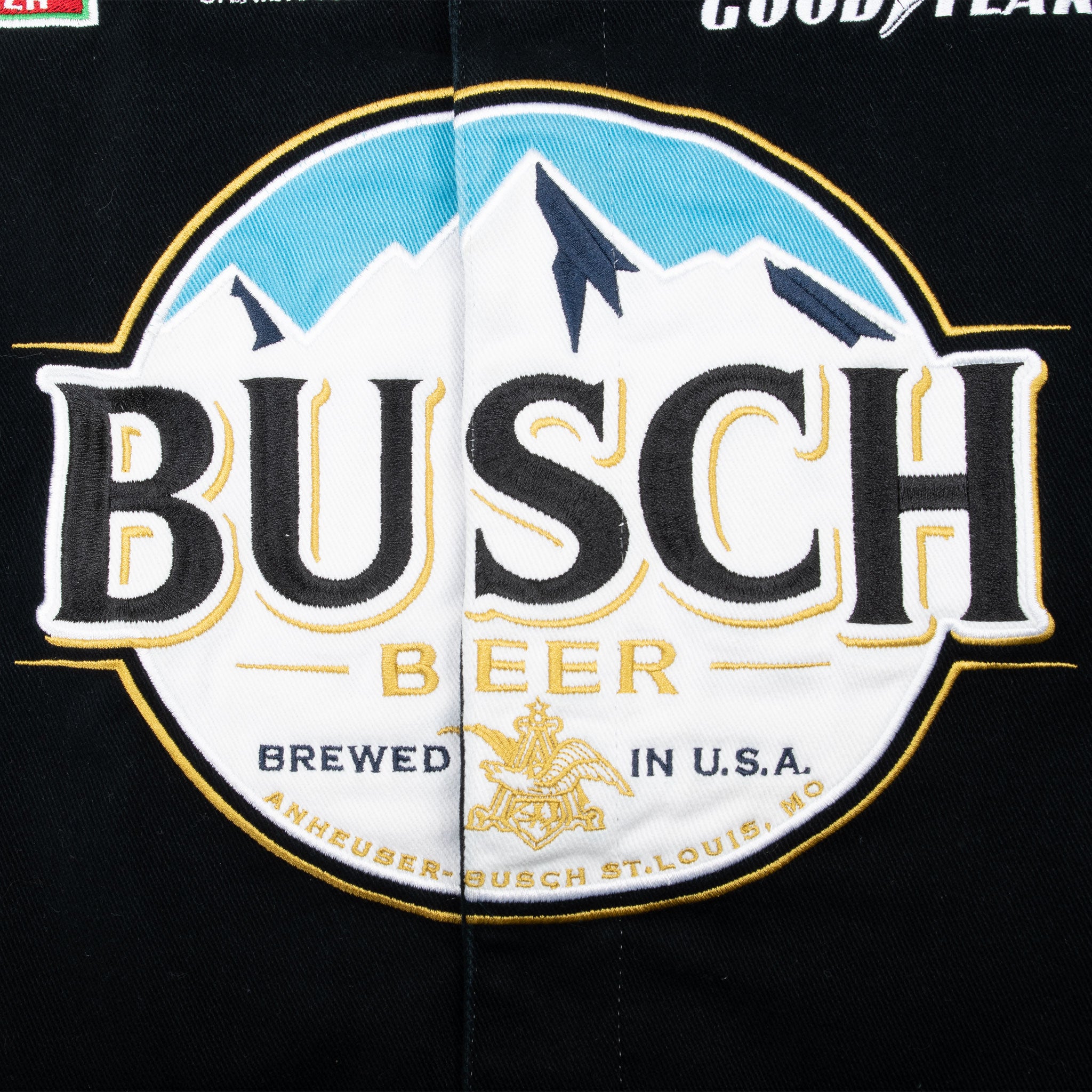 Vintage Nascar Kevin Harvick Busch Racing Jeff Hamilton Jacket 2000S Size Large