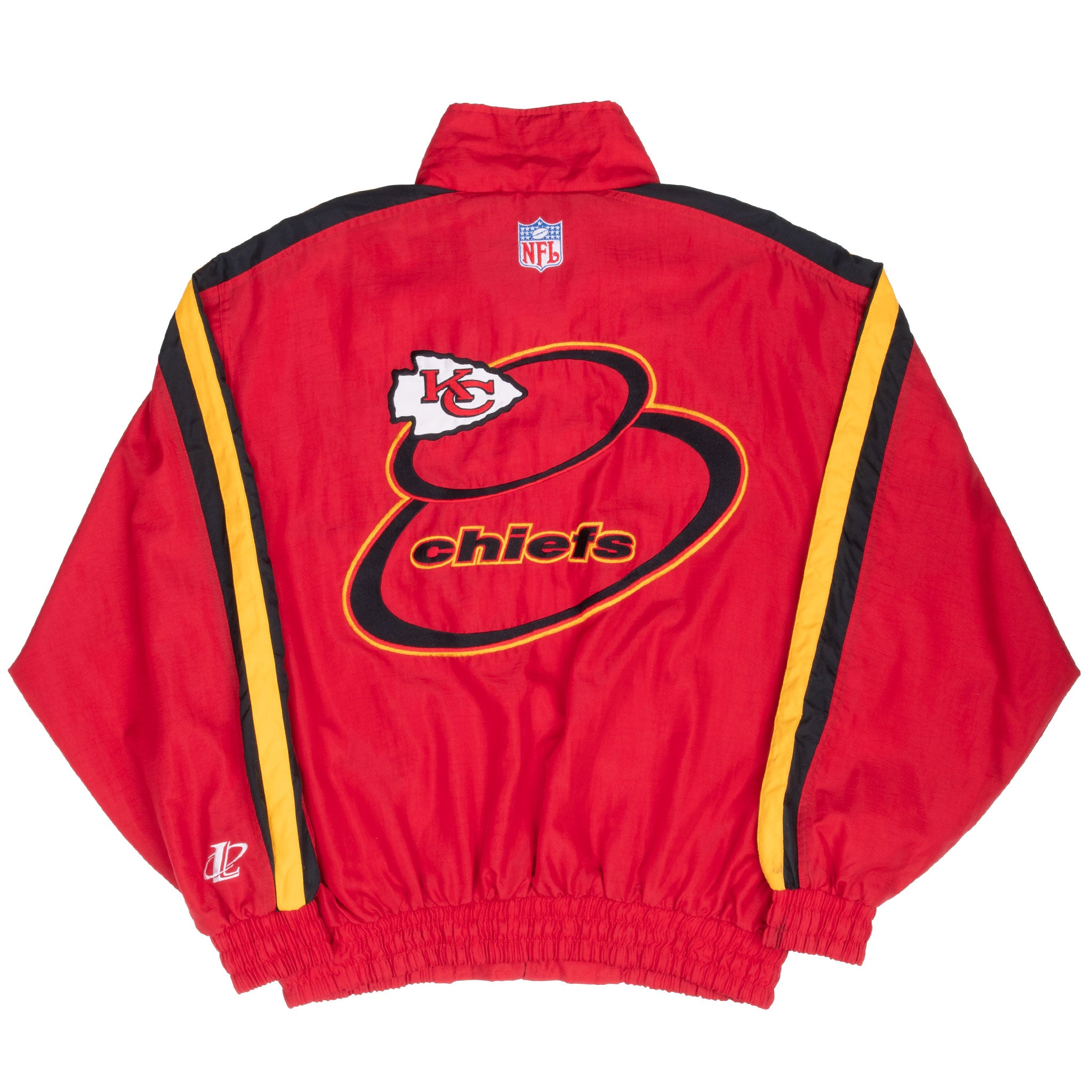 Vintage Nfl Kansas City Chiefs Logo Athletic Windbreaker Jacket 1990S Size Large