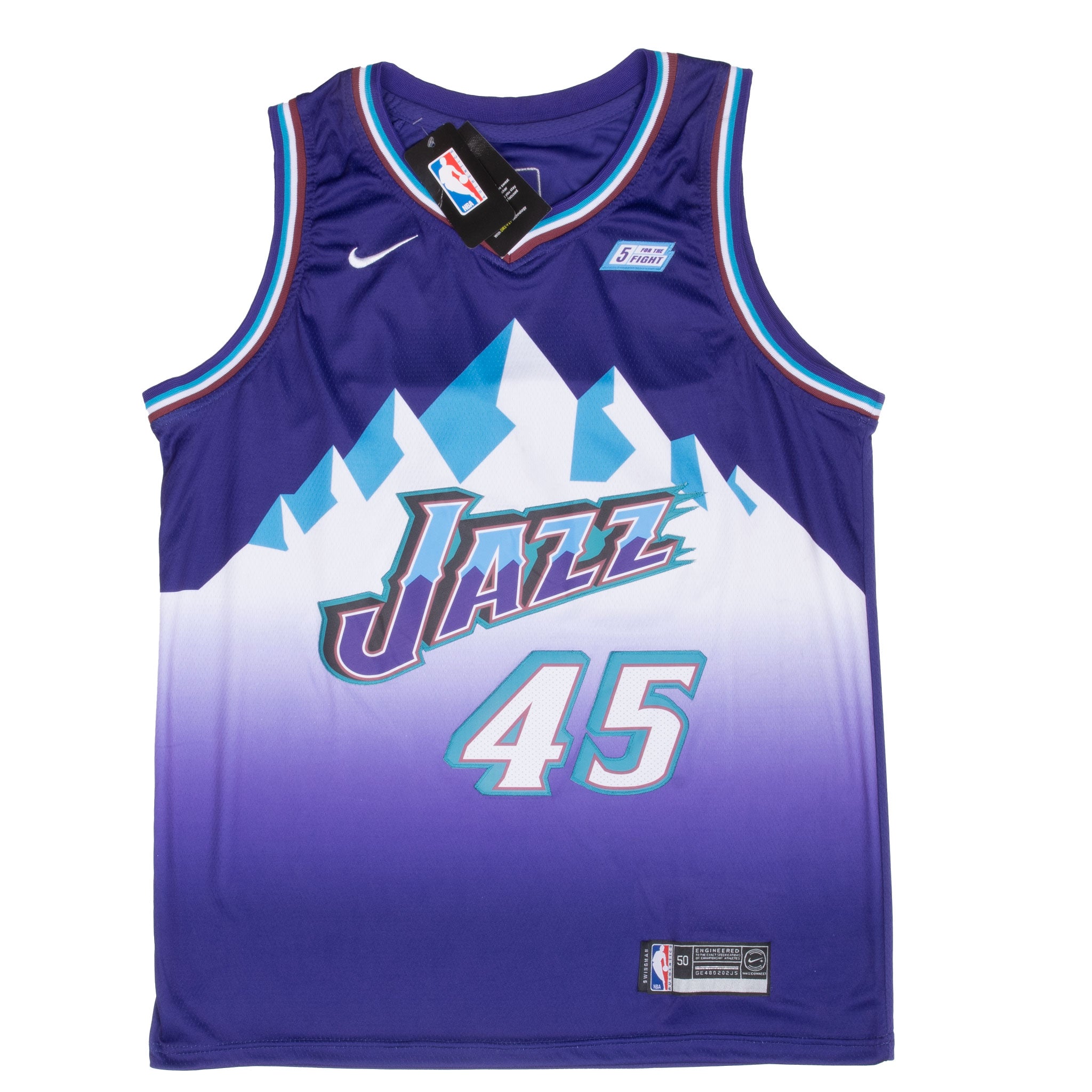 Vintage Nike Nba Utah Jazz Donovan Mitchell #45 Jersey Size 50 Deadstock