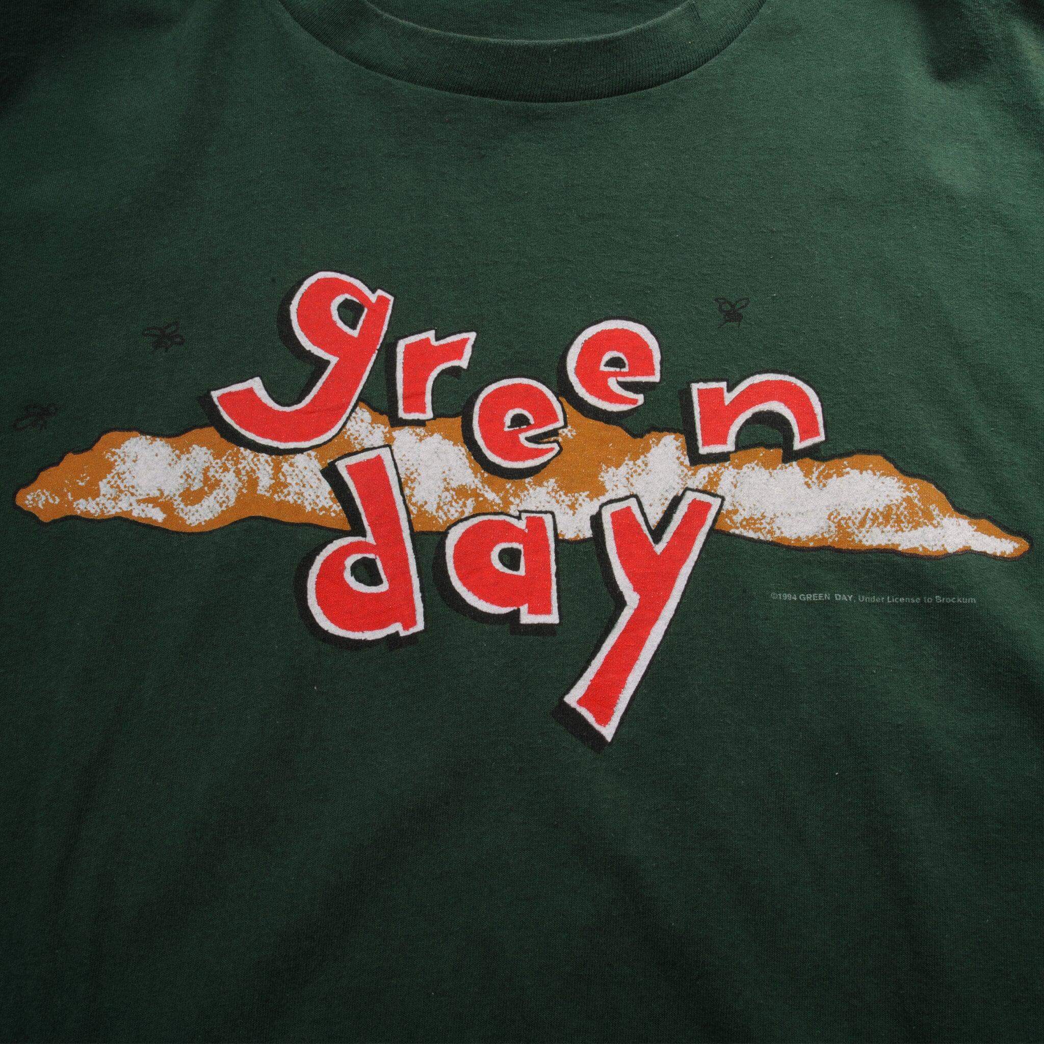 Vintage Green Day Dookie 1994 Tee Shirt Size XL Brockum