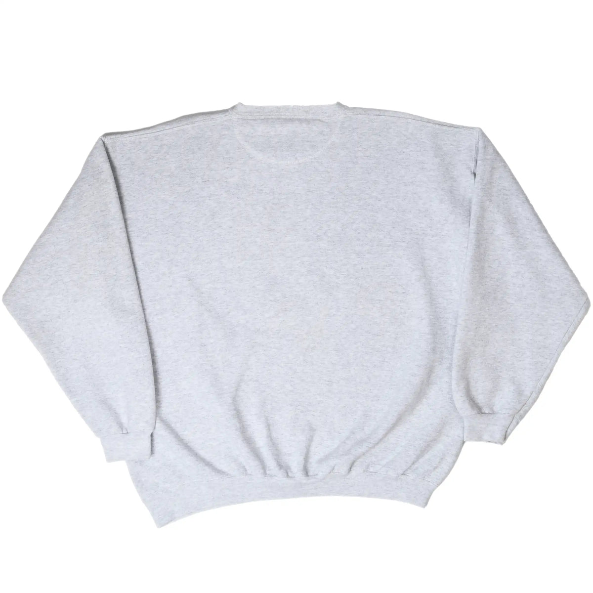 Back of plain gray Pittsburgh Steelers crewneck sweatshirt