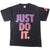 Vintage Nike Just Do It Tee Shirt from 1987 to 1992 Size Medium Made In USA. black
