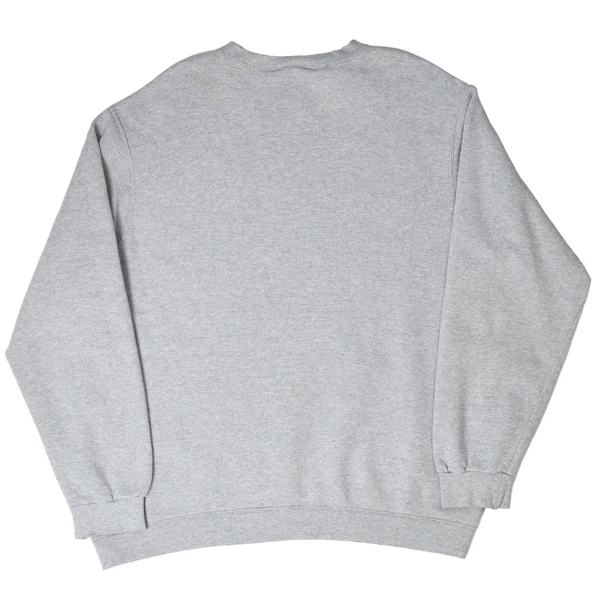 Back of plain grey Nike crewneck sweatshirt