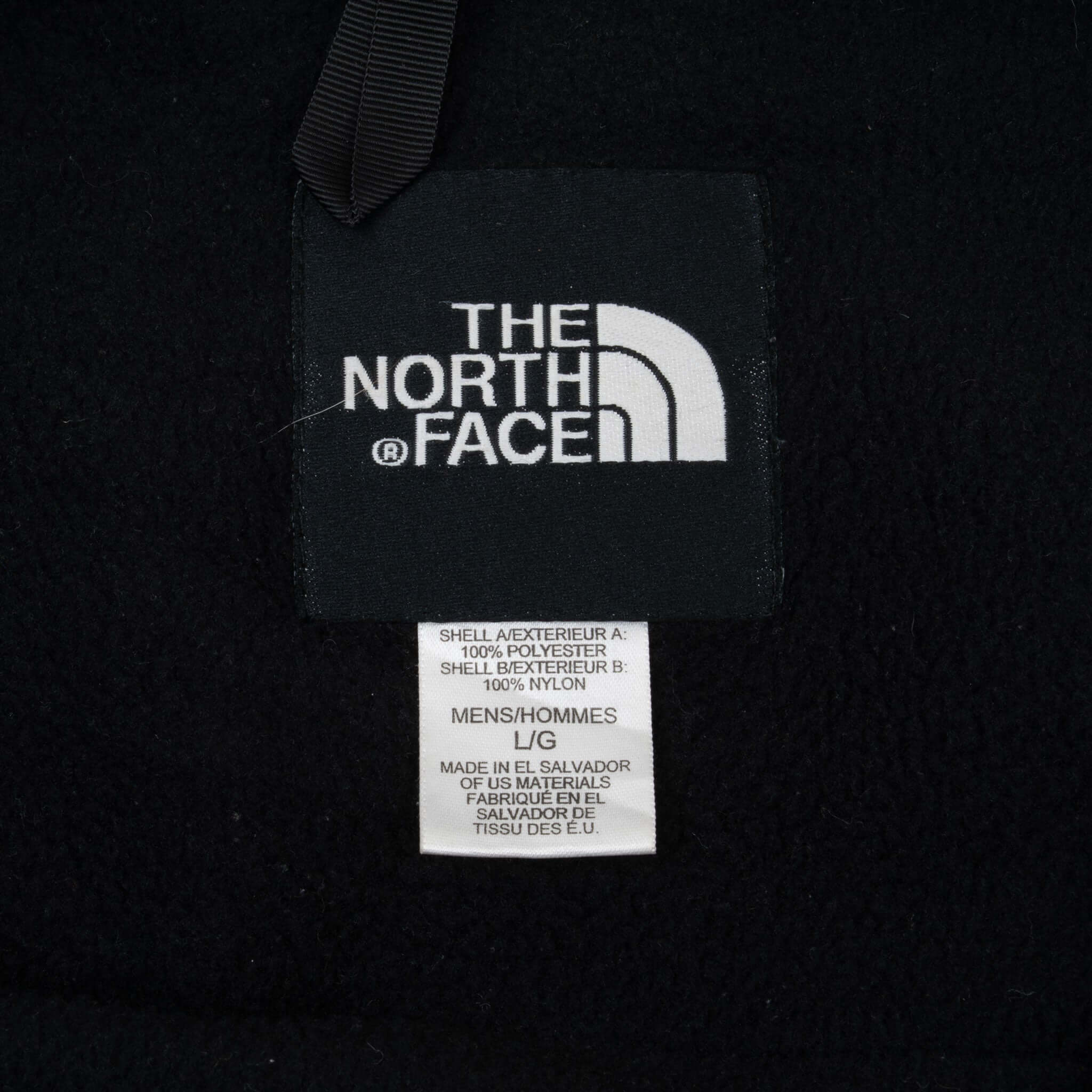 Vintage The North Face Polartec Denali Black Fleece Jacket Size Large