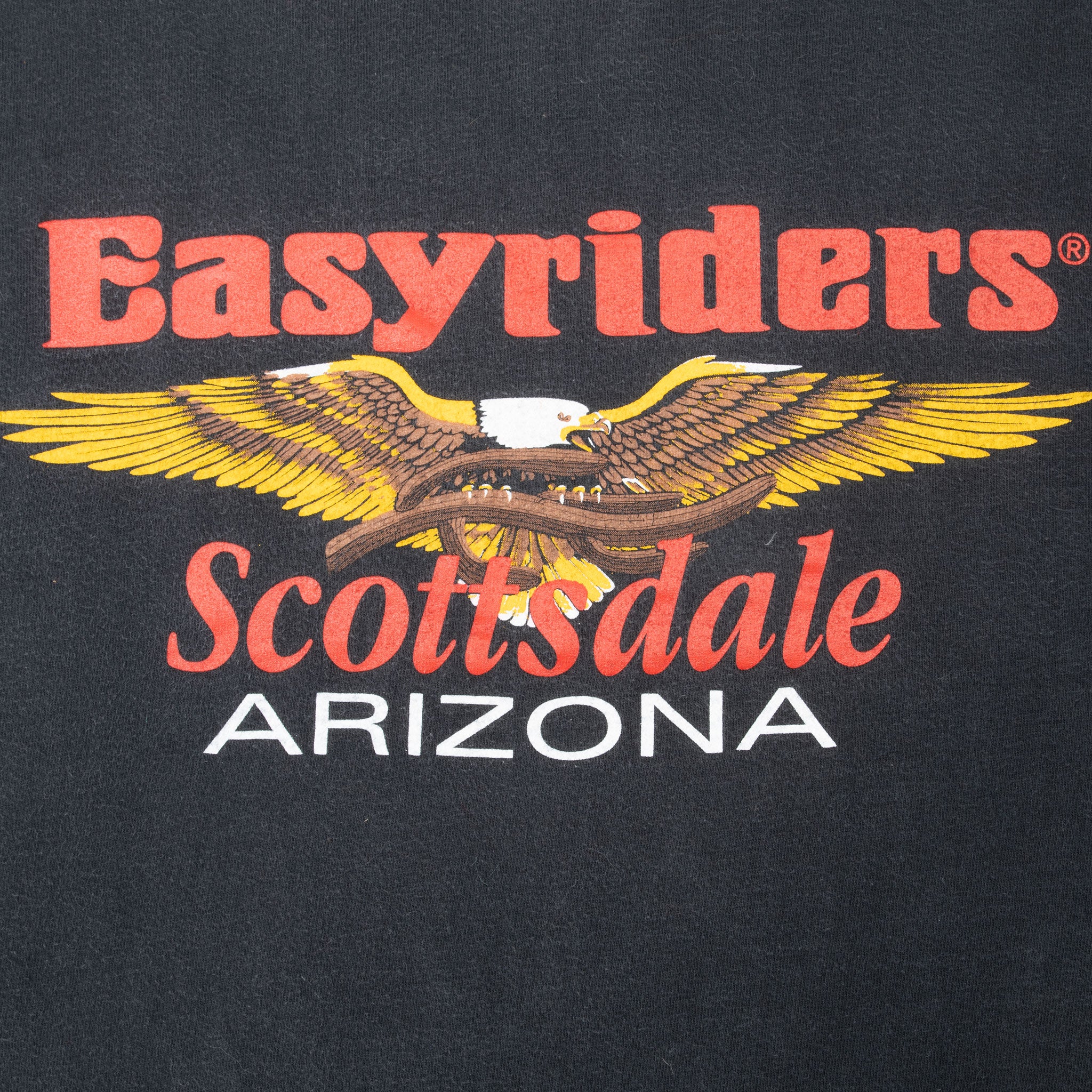 Vintage Easyriders Indian Spirits Scottsdale Arizona Biker Tee Shirt 1990S Size Large