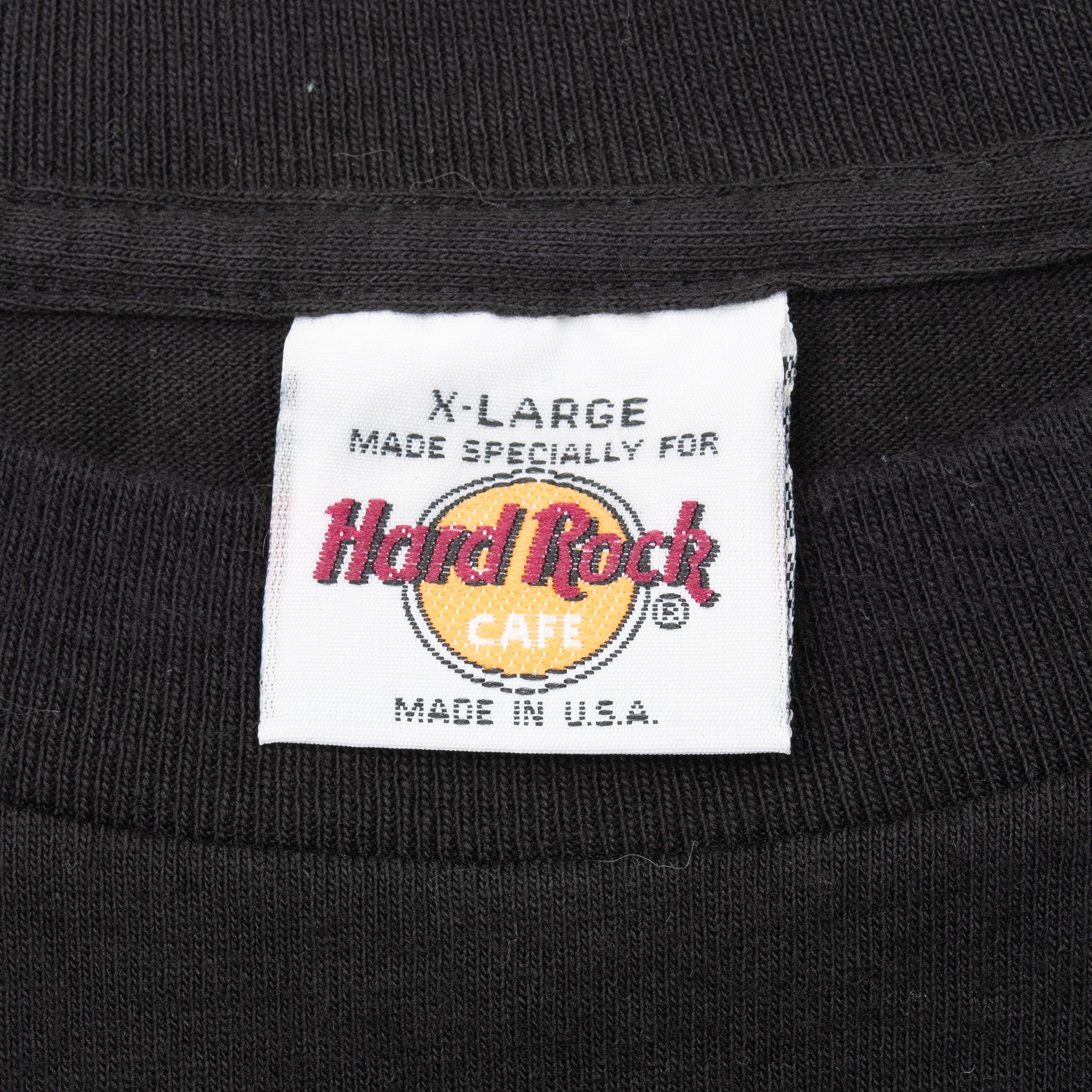 Vintage Hard Rock Cafe New York Tee Shirt 1990S Size XL Made In Usa With Single Stitch Sleeves