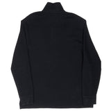 Vintage Polo Ralph Lauren Black Quarter 1/4 Zip Sweater Size Large