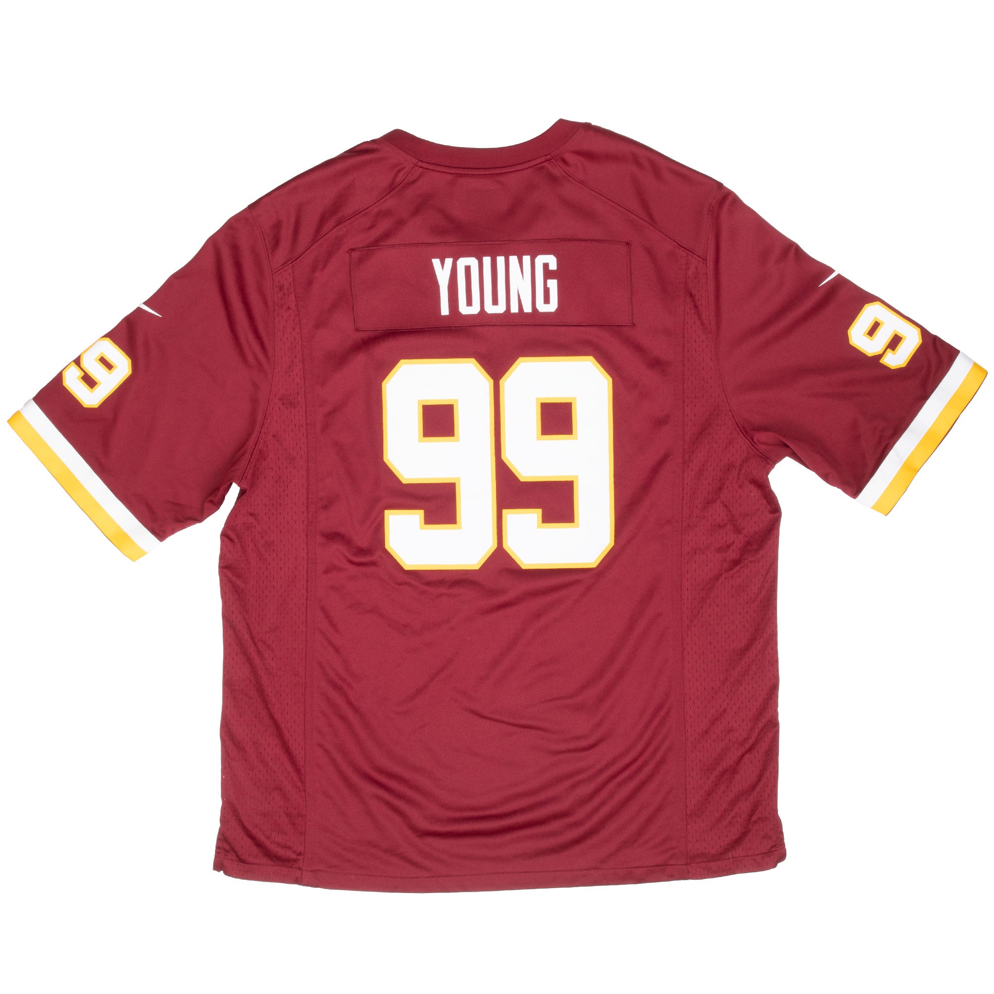 Vintage Nfl Washington Redskins Chase Young #99 Nike Jersey 2000S Size 2XL