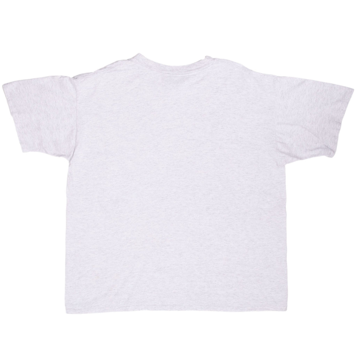 Plain back of gray Anaheim Mighty Ducks short-sleeve T-shirt
