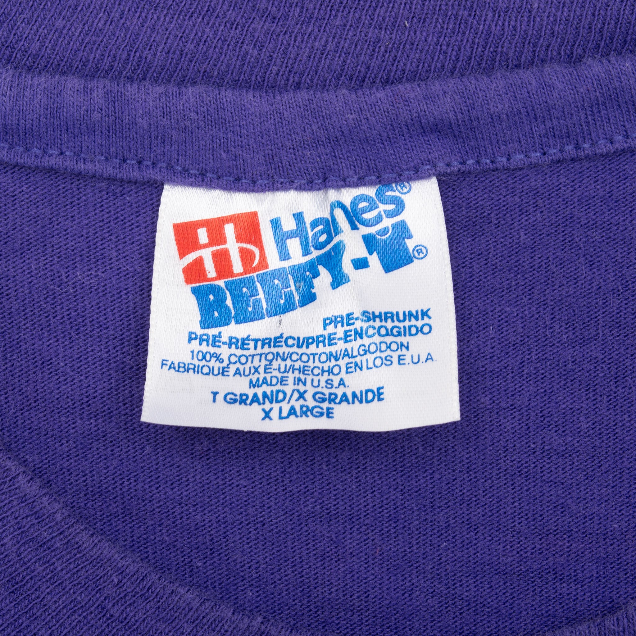 Vintage Nba Los Angeles Lakers 1990S Tee Shirt Xl Made Usa With Single Stitch Sleeves