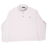 Polo Ralph Lauren Beige Quarter 1/4 Zip Sweater Size 2XL