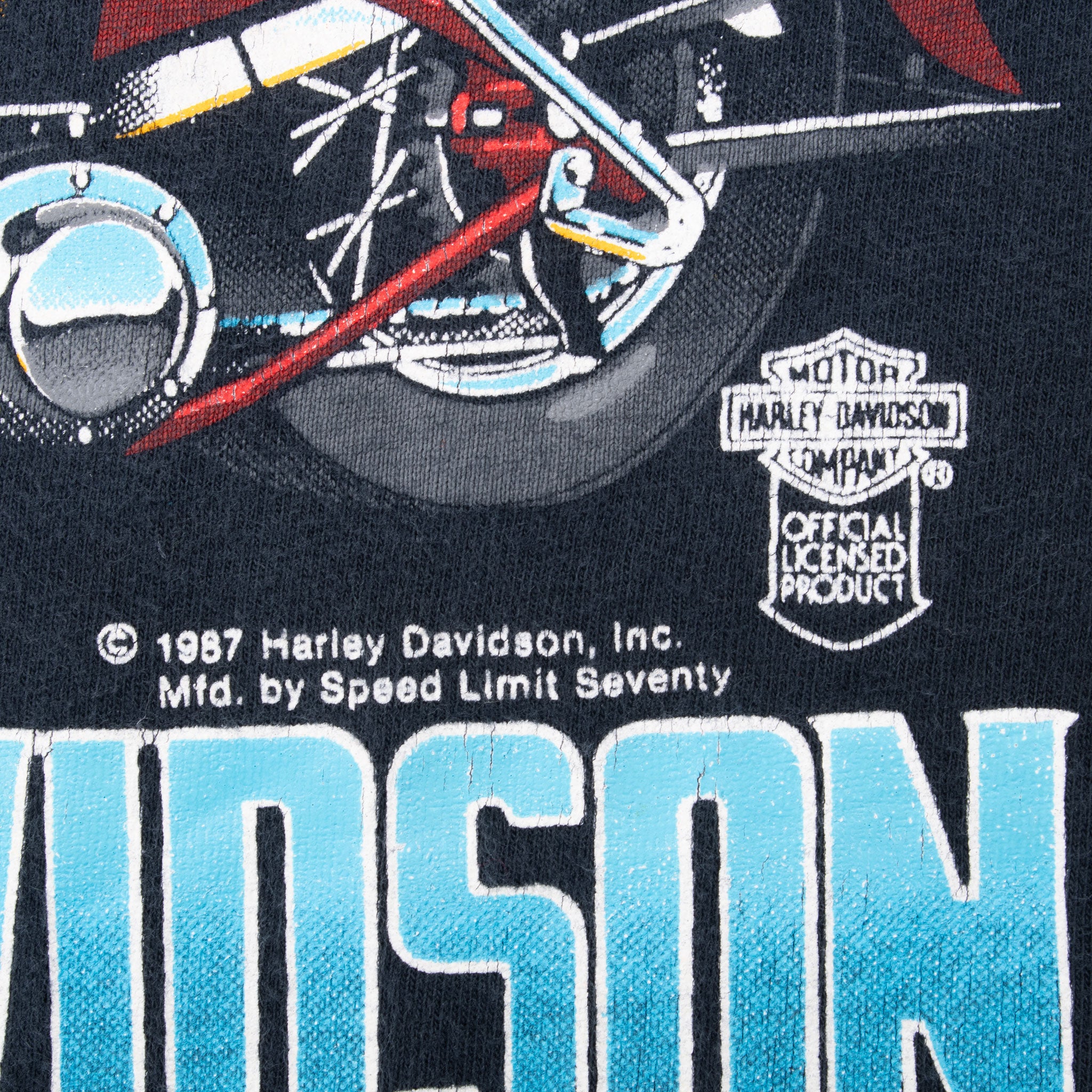 Vintage Harley Davidson James Dean Tee Shirt 1987 Size Xs Made In Usa With Single Stitch Sleeves