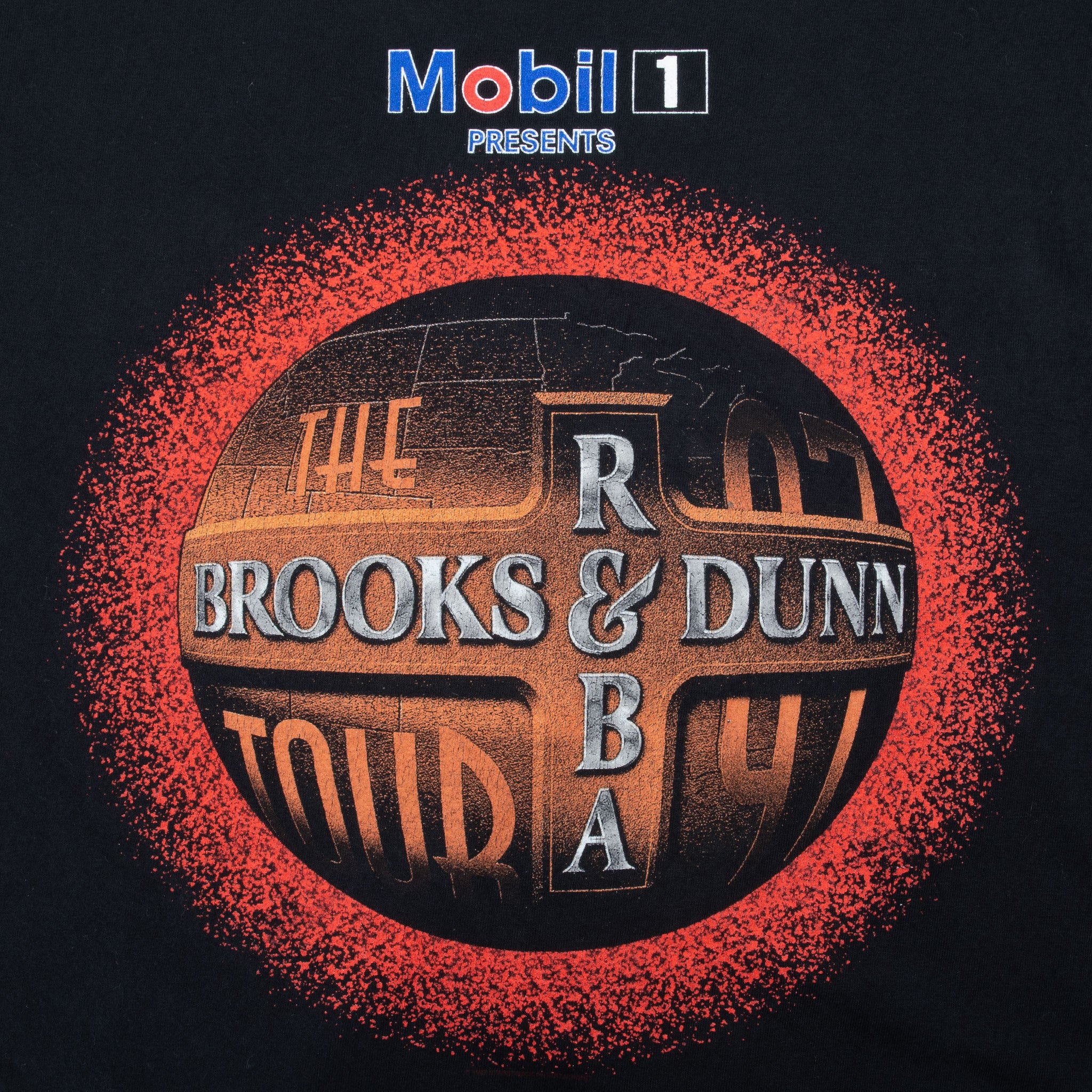 Vintage Brooks & Dunn Reba McEntire Tee Shirt 1997 Large Made In Usa With Single Stitch Sleeves