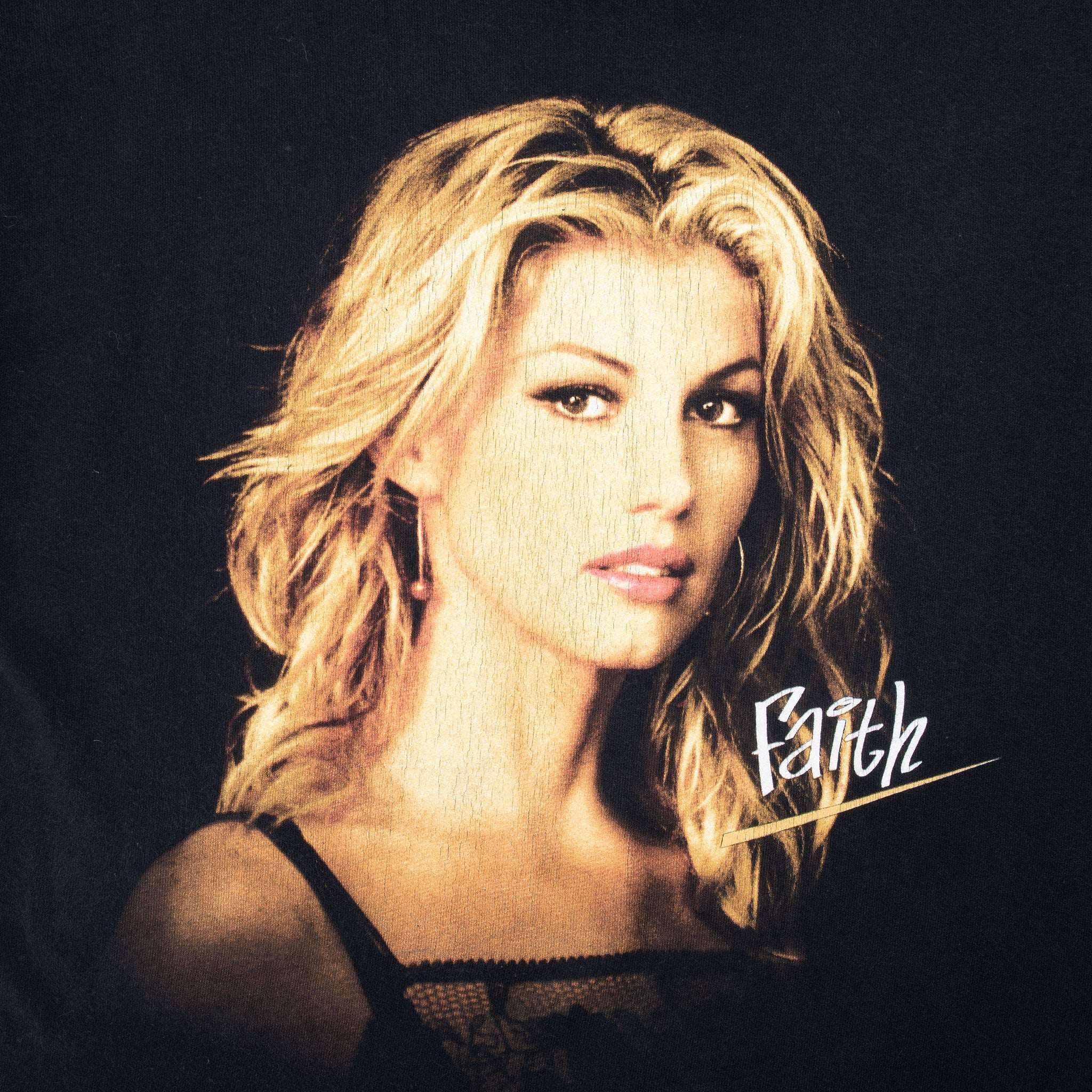 Vintage Faith Hill Tour Tee Shirt 2000 Size Large With Single Stitch Sleeves