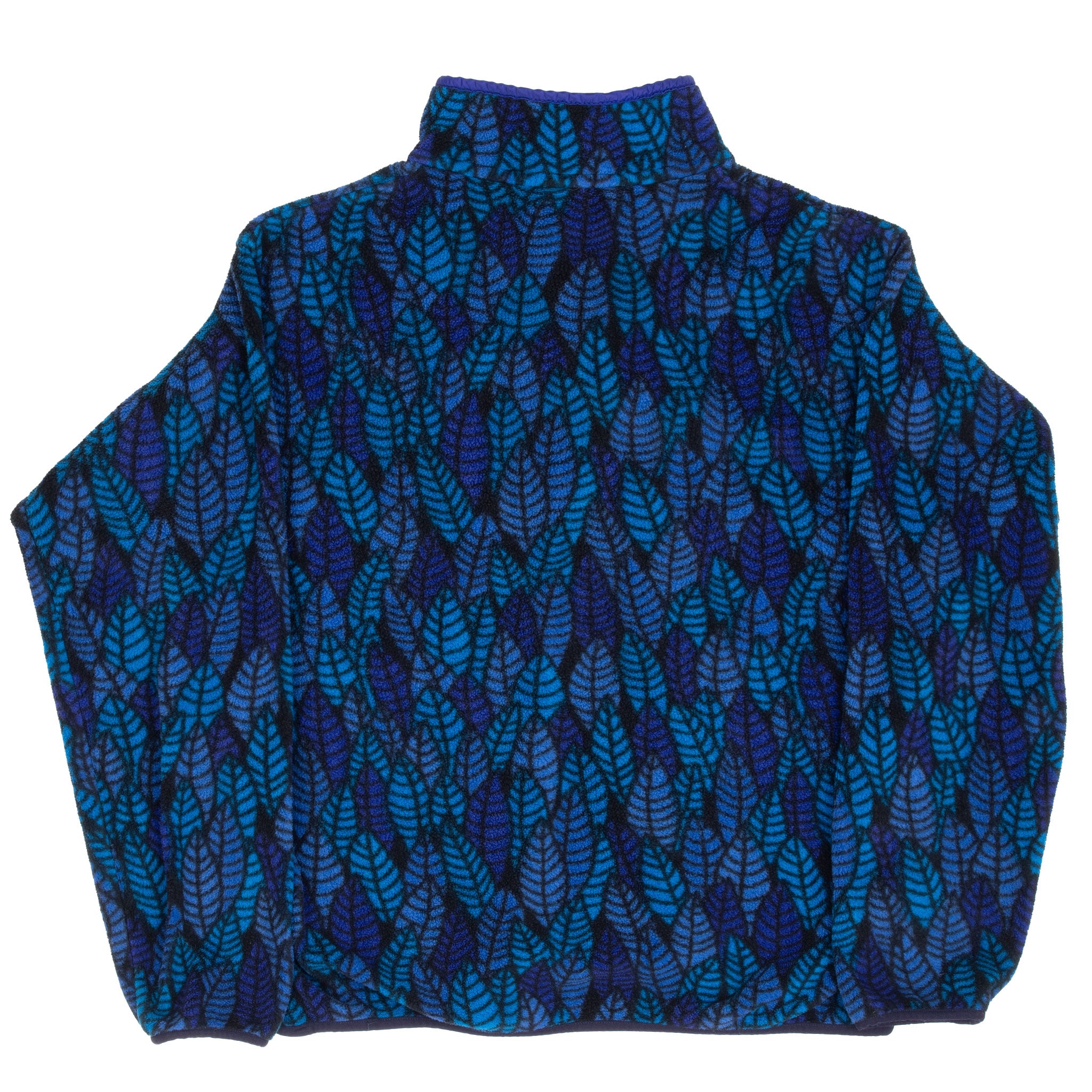 Vintage Patagonia Snap T Leaf Monogram Fleece Pullover 1990S Size Large Made In Usa