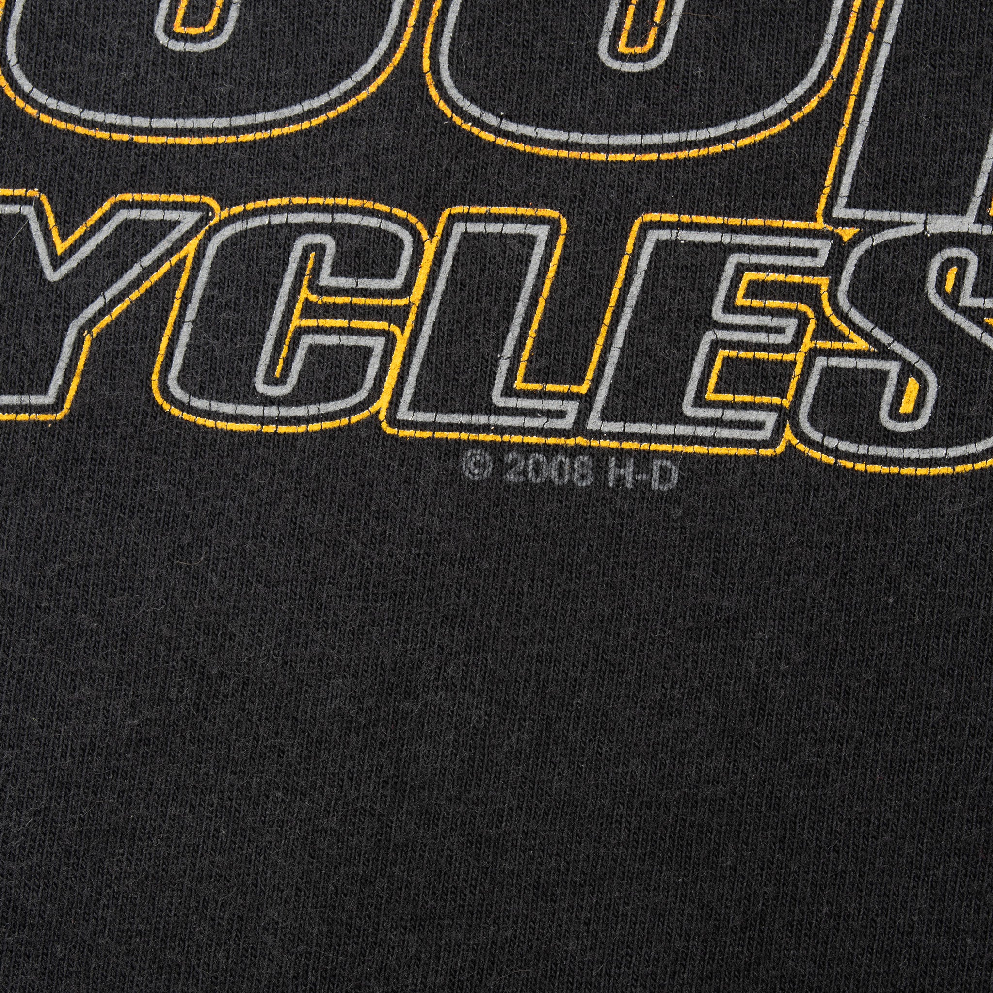 Vintage Harley Davidson Twin Falls Idaho Snake Tee Shirt 2008 Size Large Made In Usa