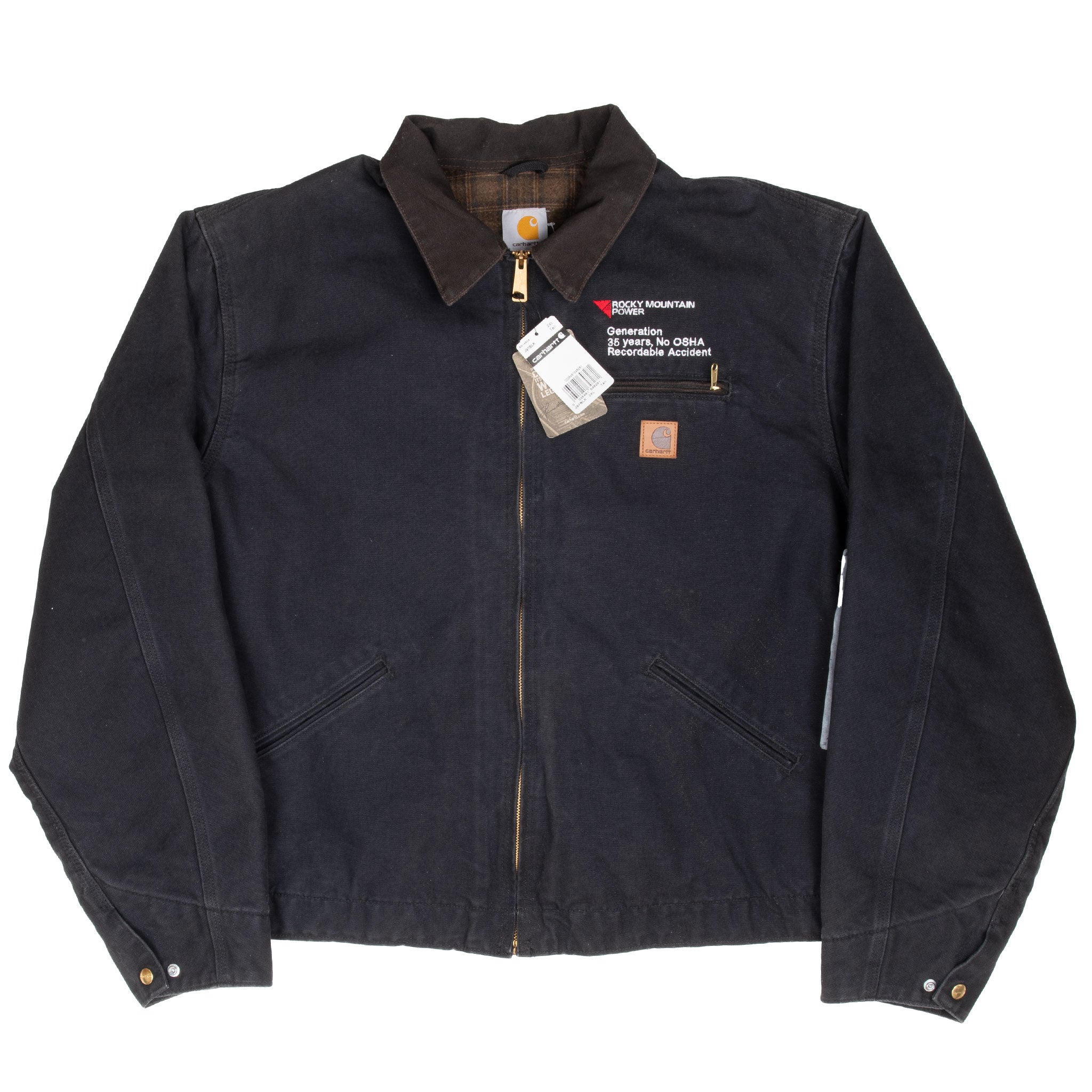 Vintage Carhartt Detroit Style Blanket Lined Jacket 2000S Size 2XL Tall