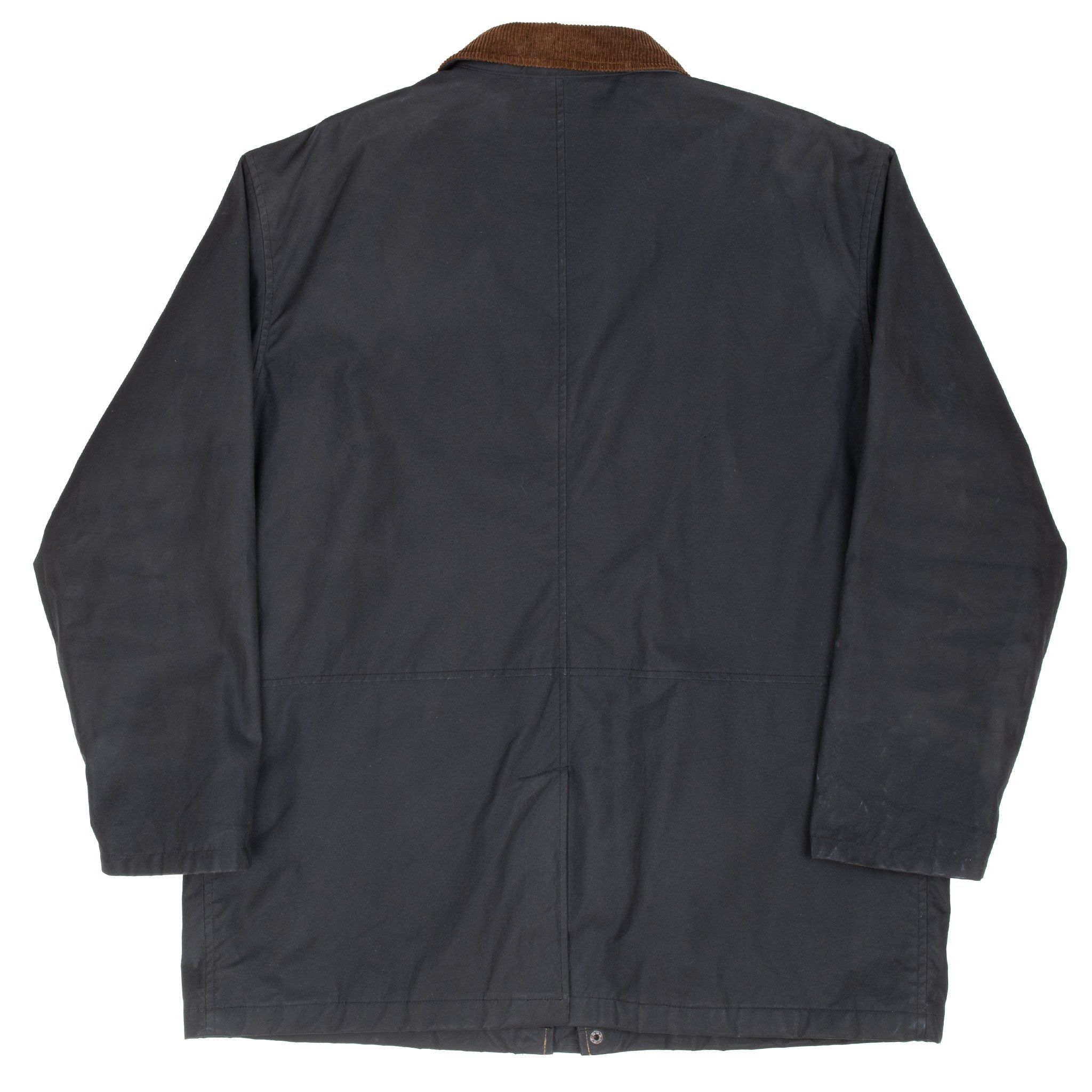 Vintage Polo Ralph Lauren Black Wax Coat Jacket 1990S Size Large