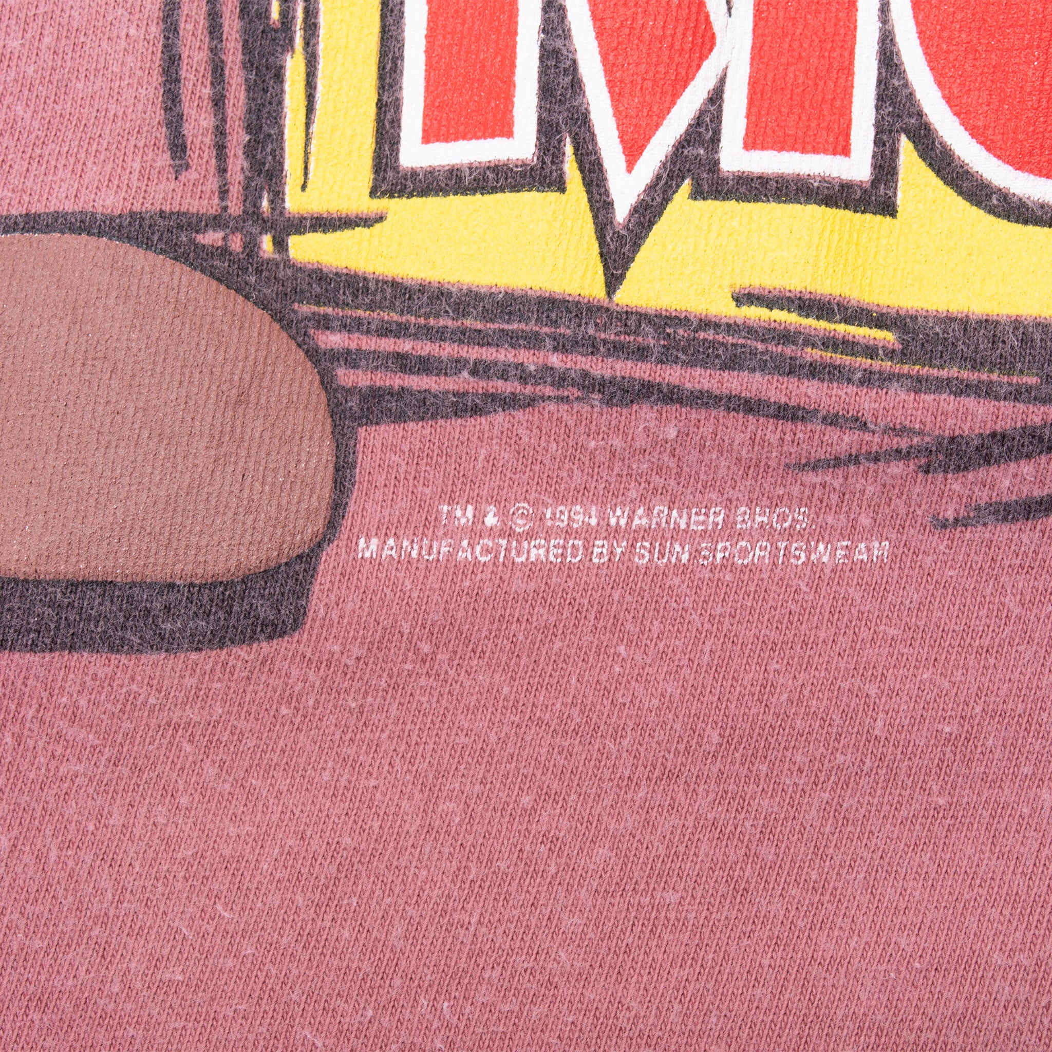 Vintage Looney Tunes Taz You Kid Me Dad Tee Shirt 1994 Size Large With Single Stitch Hem