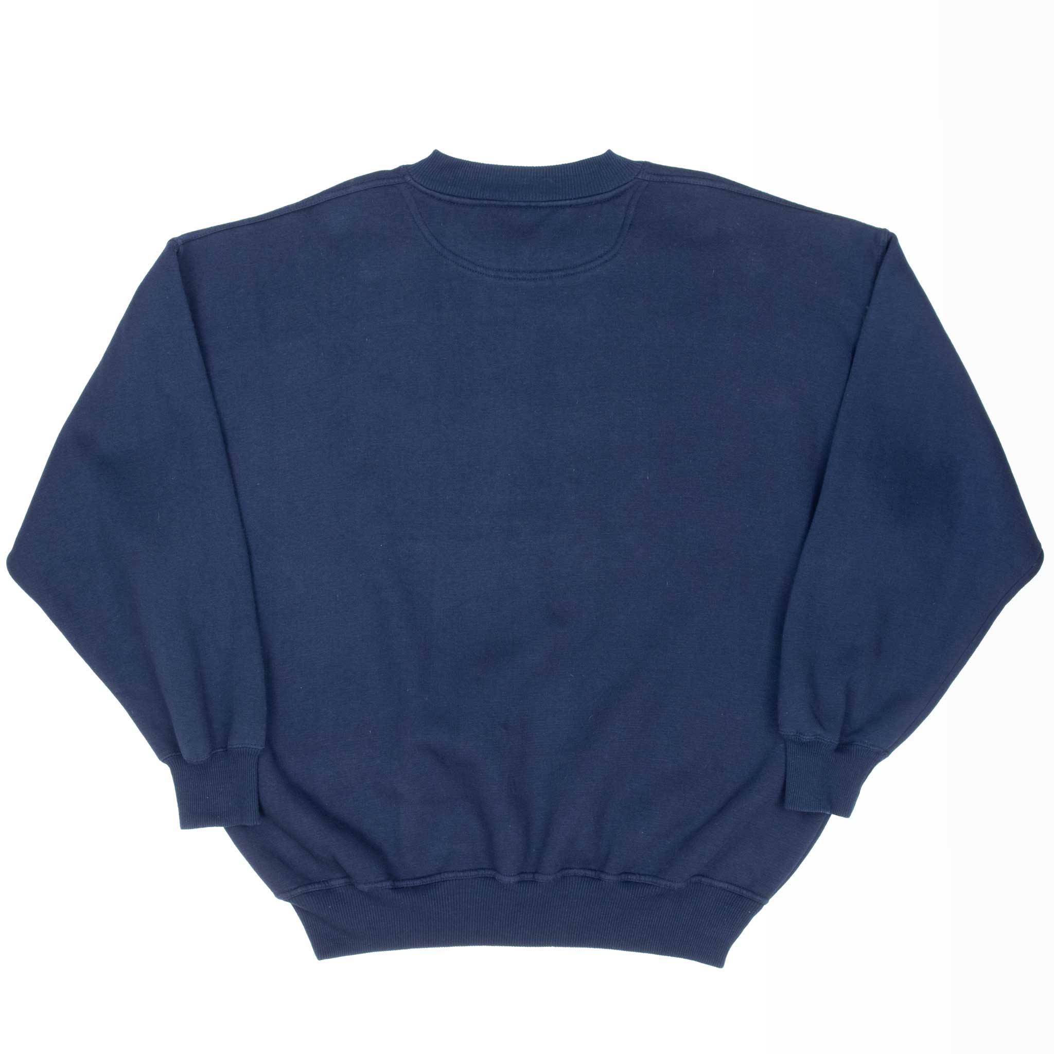 Vintage Ncaa Notre Dame University Fighting Irish Blue Sweatshirt 1990S Size XL