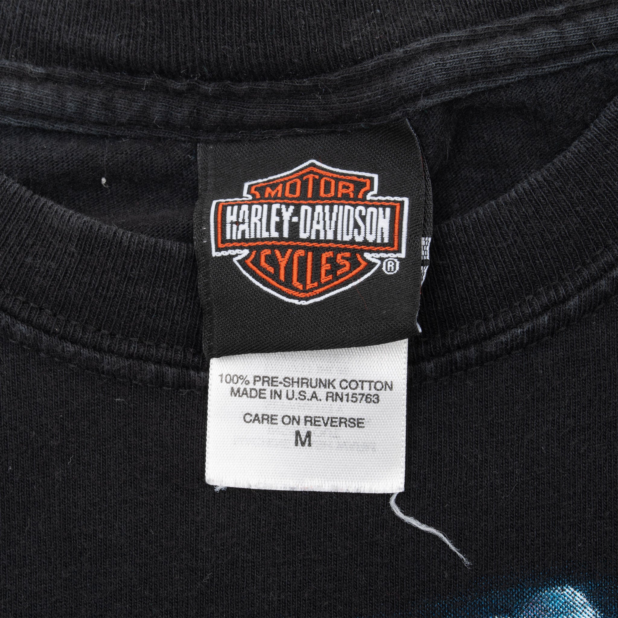 Vintage Harley Davidson Wolf Eagle Alaska 2003 Tee Shirt Size Medium Made In Usa