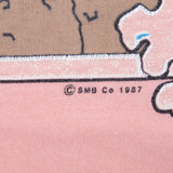 Vintage Surf Monster Niagara Fall Hobie Pink Tee Shirt 1987 Size Small Made In Usa With Single Stitch Sleeves