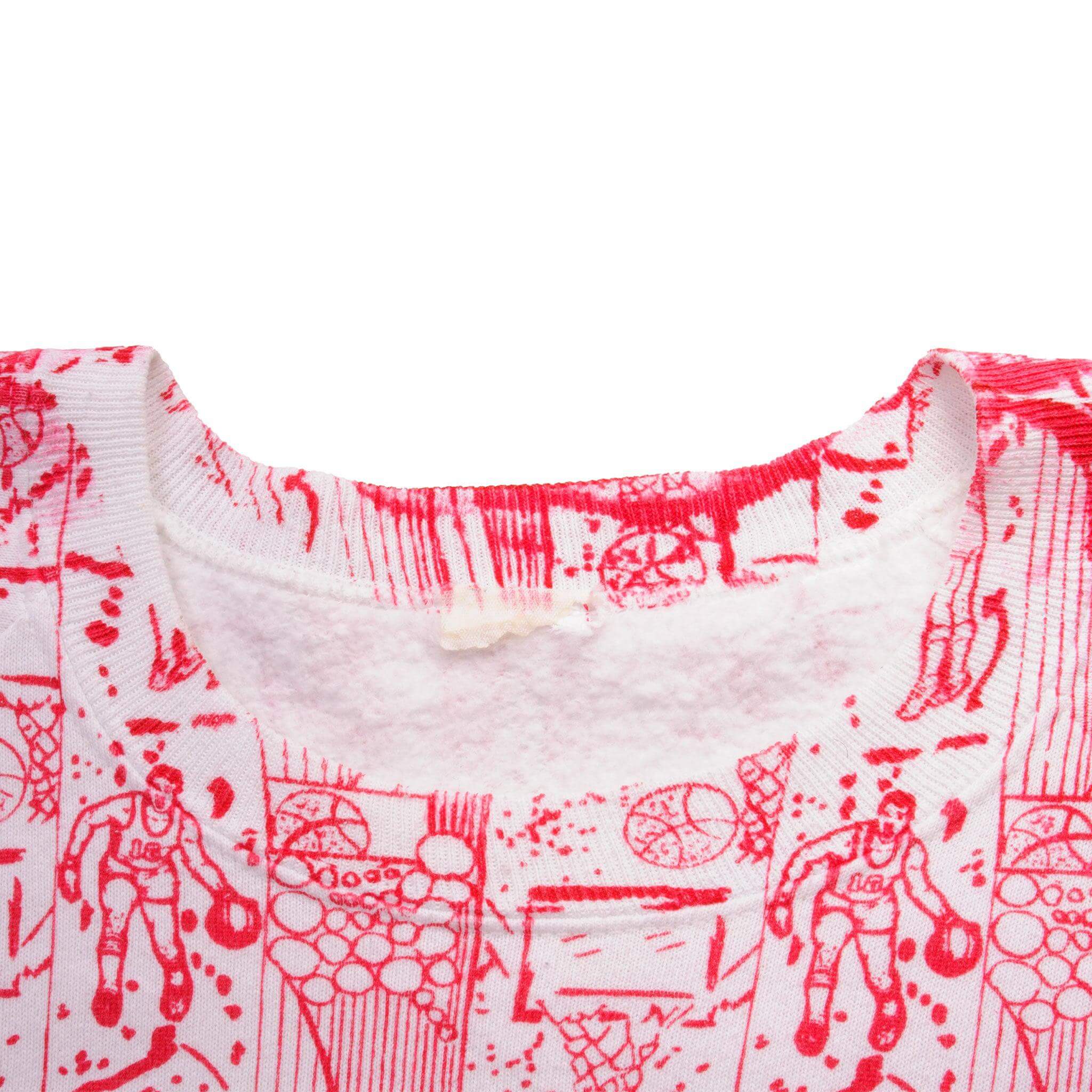 Vintage NBA All Over Print Chicago Bulls Back 2 Back Champions 1992 Sweatshirt Size XL