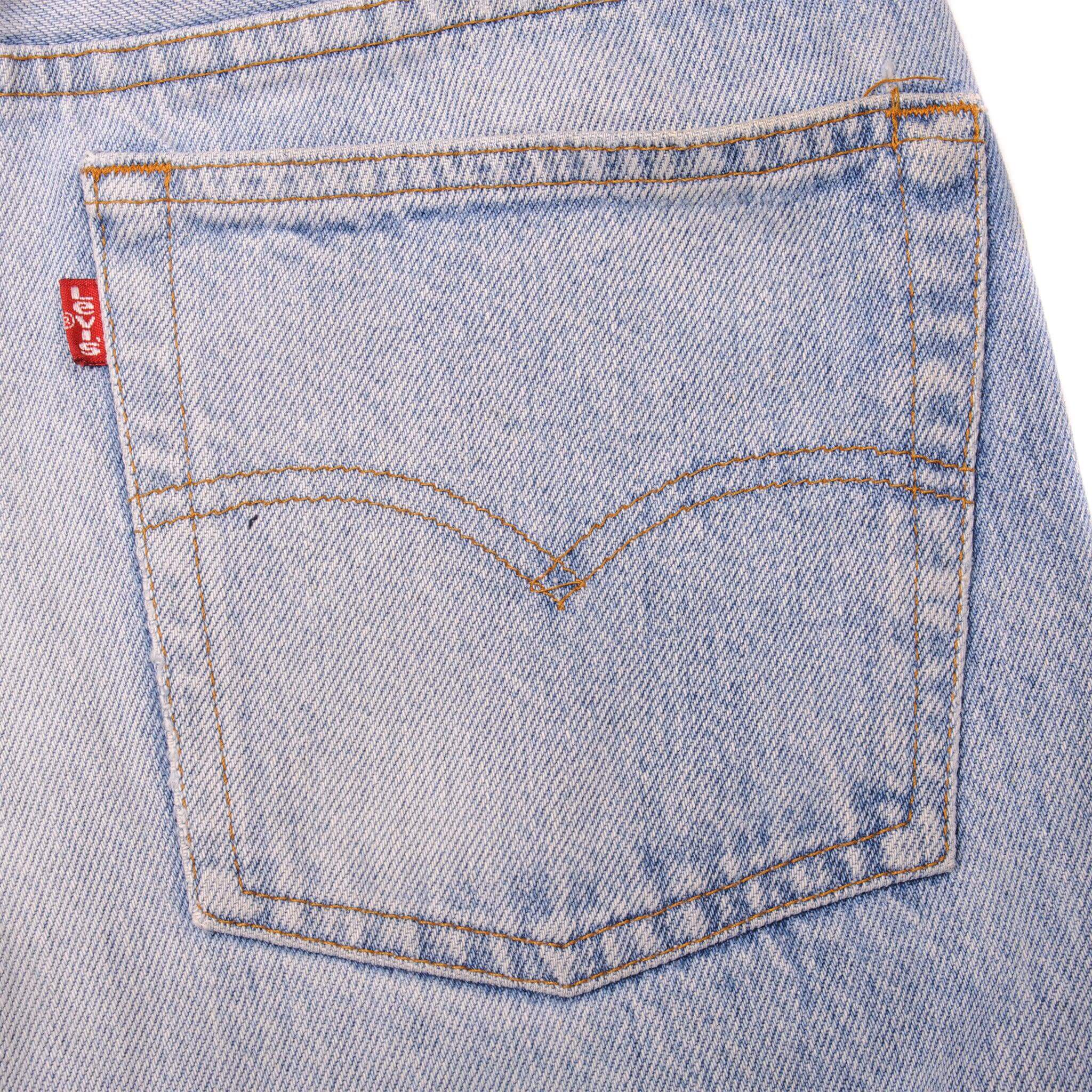 VINTAGE LEVIS 501 JEANS INDIGO 1988-1993 SIZE W27 L29 MADE IN USA