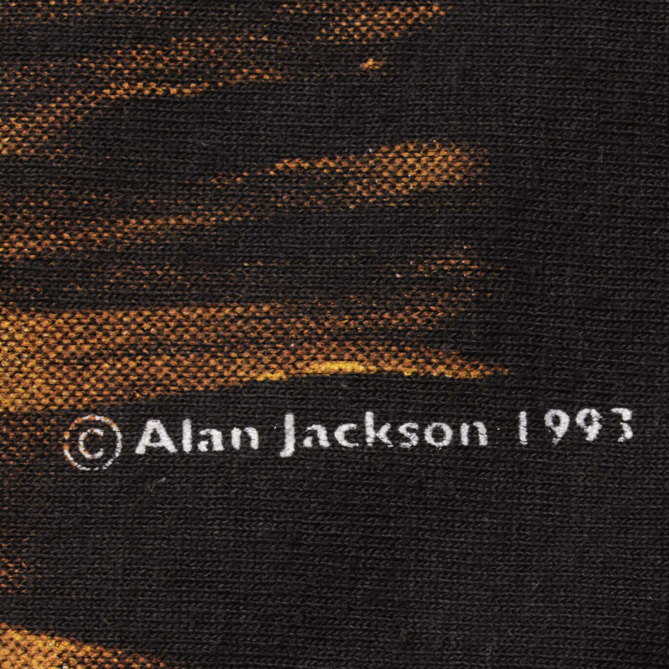 Vintage Alan Jackson A lot About Livin And A Little Bout Love Tee Shirt 1993 Medium Made In USA With Single Stitch Sleeves