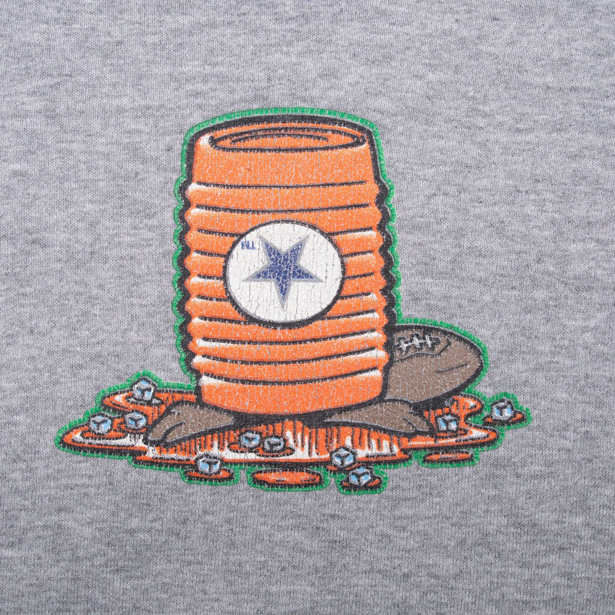 Vintage Nfl Dallas Cowboys Taz Looney Tunes 1994 Sweatshirt Size Large Made In Usa