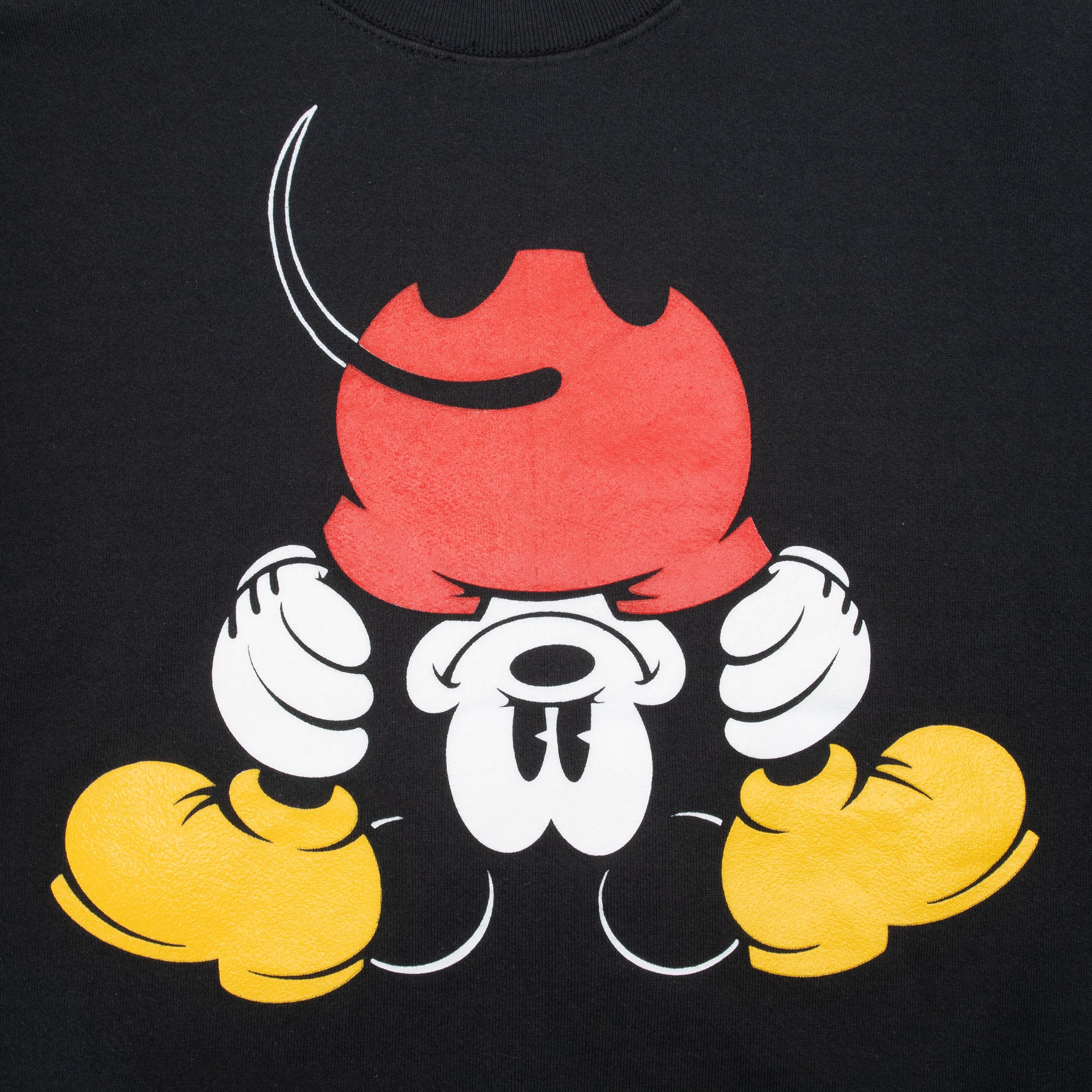 Vintage Disney Mickey Mouse 1990S Black Sweatshirt Size XL Made In Usa