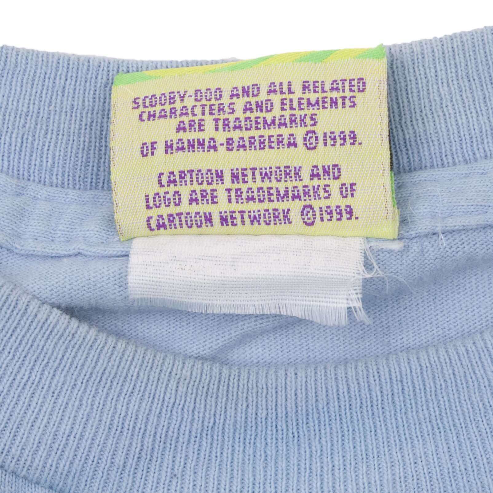 Vintage Scooby-Doo Tie Dye Shark Tee Shirt 1999 Size Medium