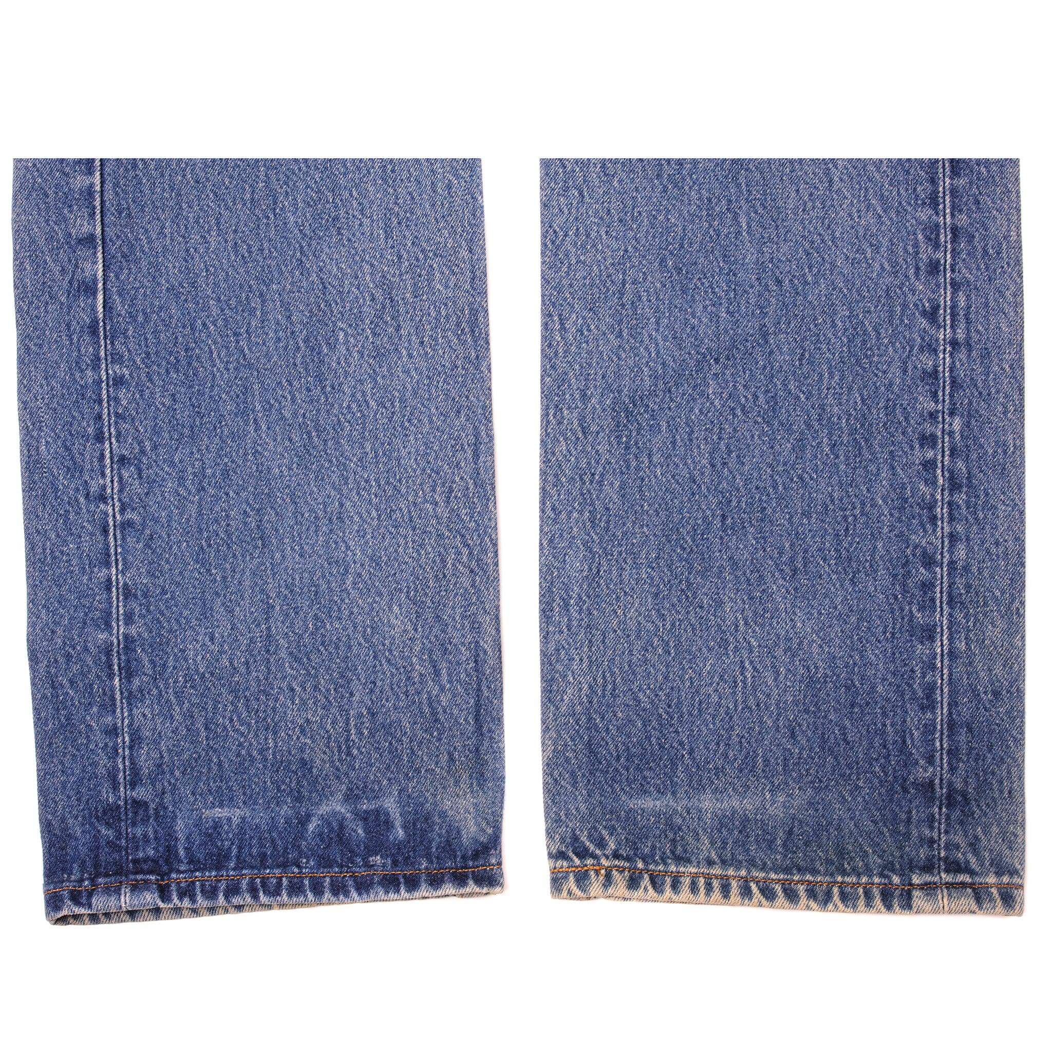 VINTAGE LEVIS 501 JEANS INDIGO 90s SIZE W33 L34 MADE IN USA