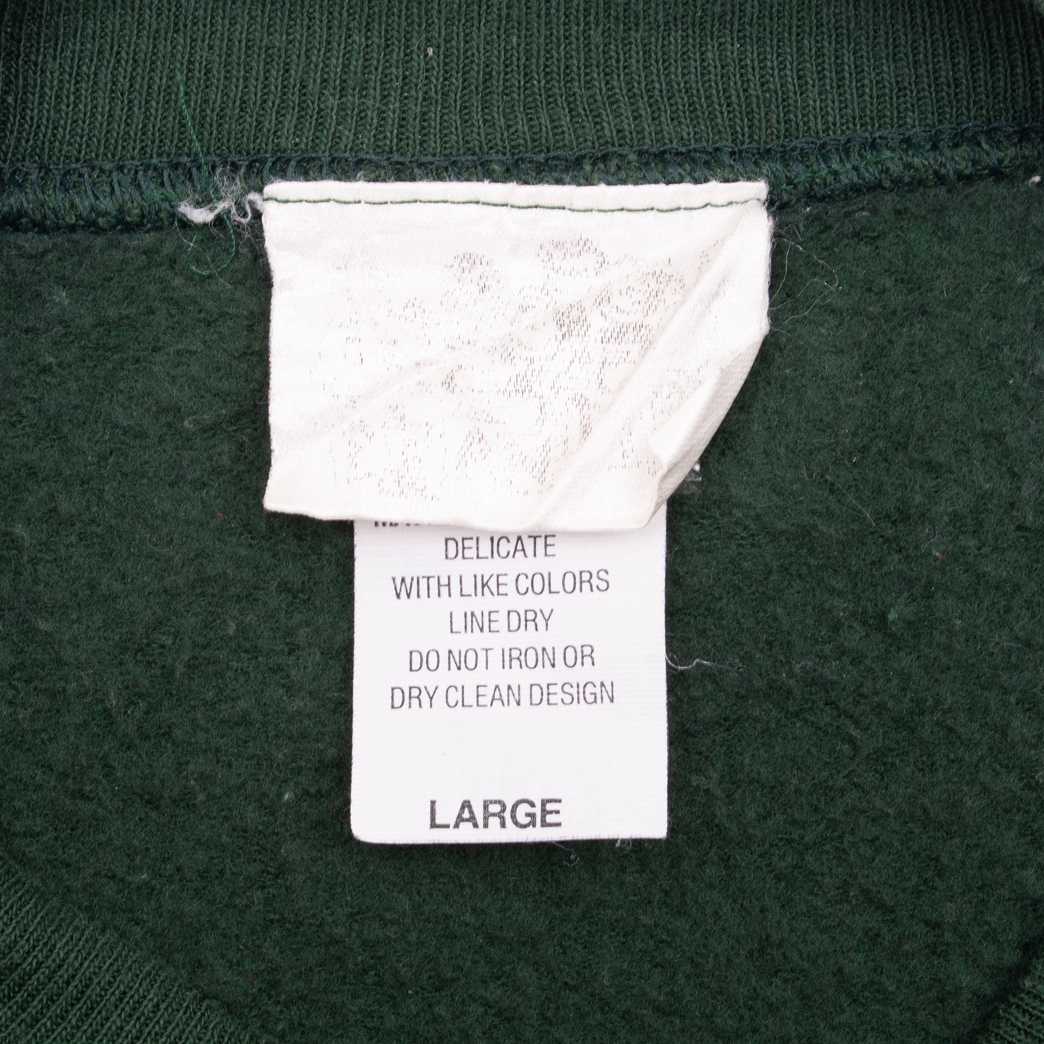 Vintage Snoopy Apple Peanuts Green Sweatshirt 1980S Size Large Made In Usa