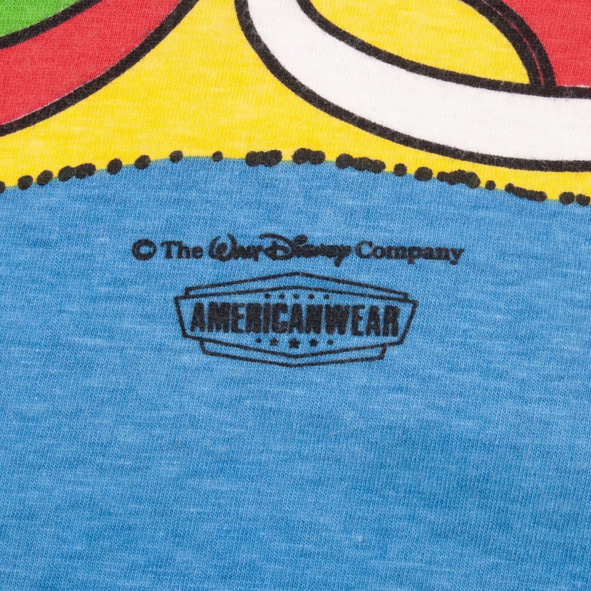 Vintage Walt Disnet Company Mickey And Minnie Mouse Under Water 1990S Tee Shirt Size XL